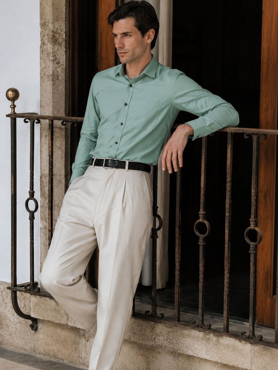 R.Code by The Roadster Life Co. Men Comfort Casual Shirt