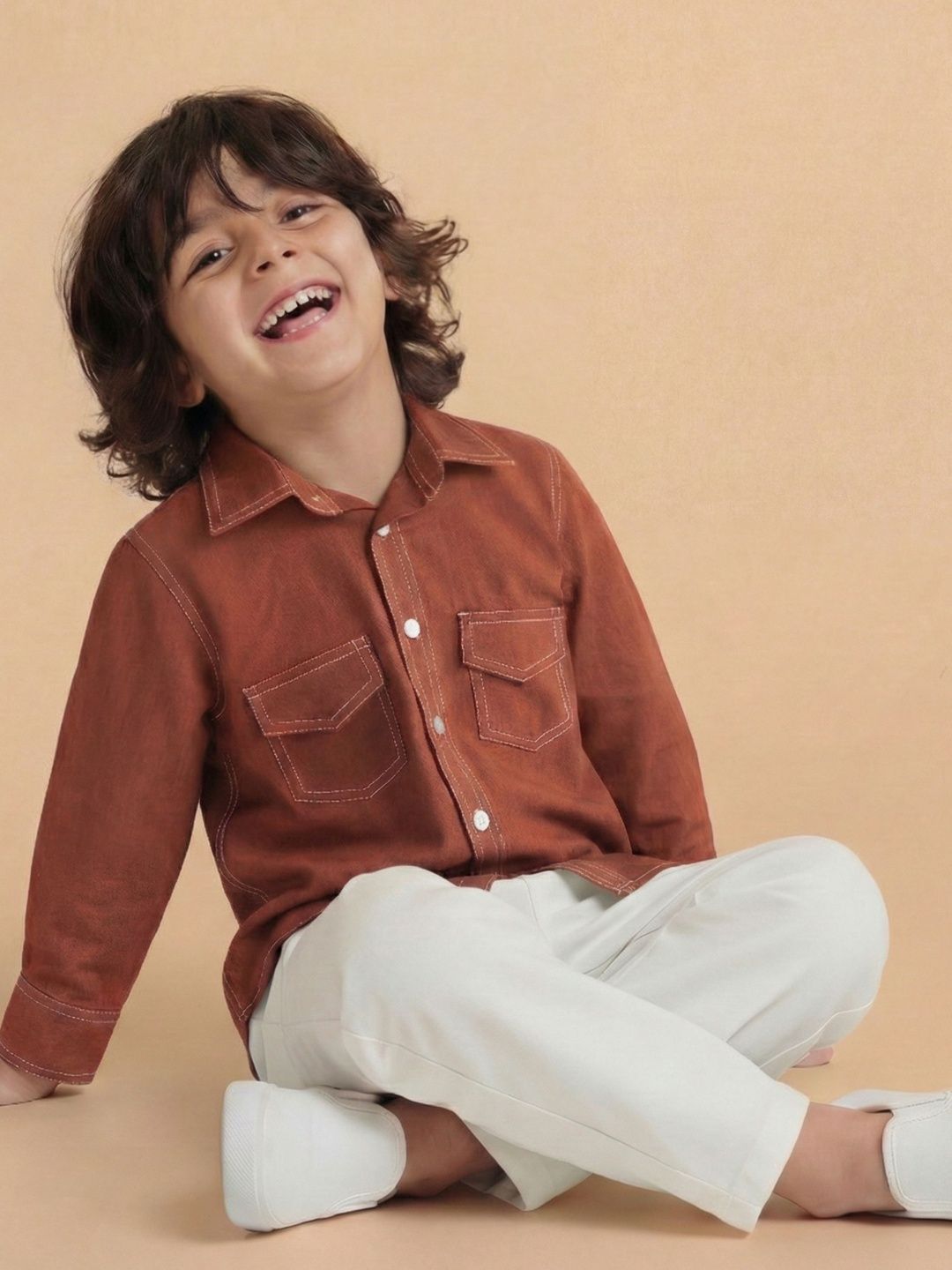 Peekaaboo Kids Boys Casual Shirt