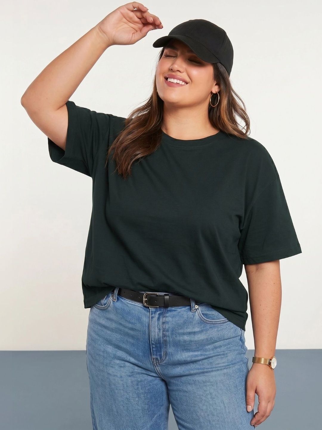 Toodle Plus Women Plus Size Oversize T-Shirts