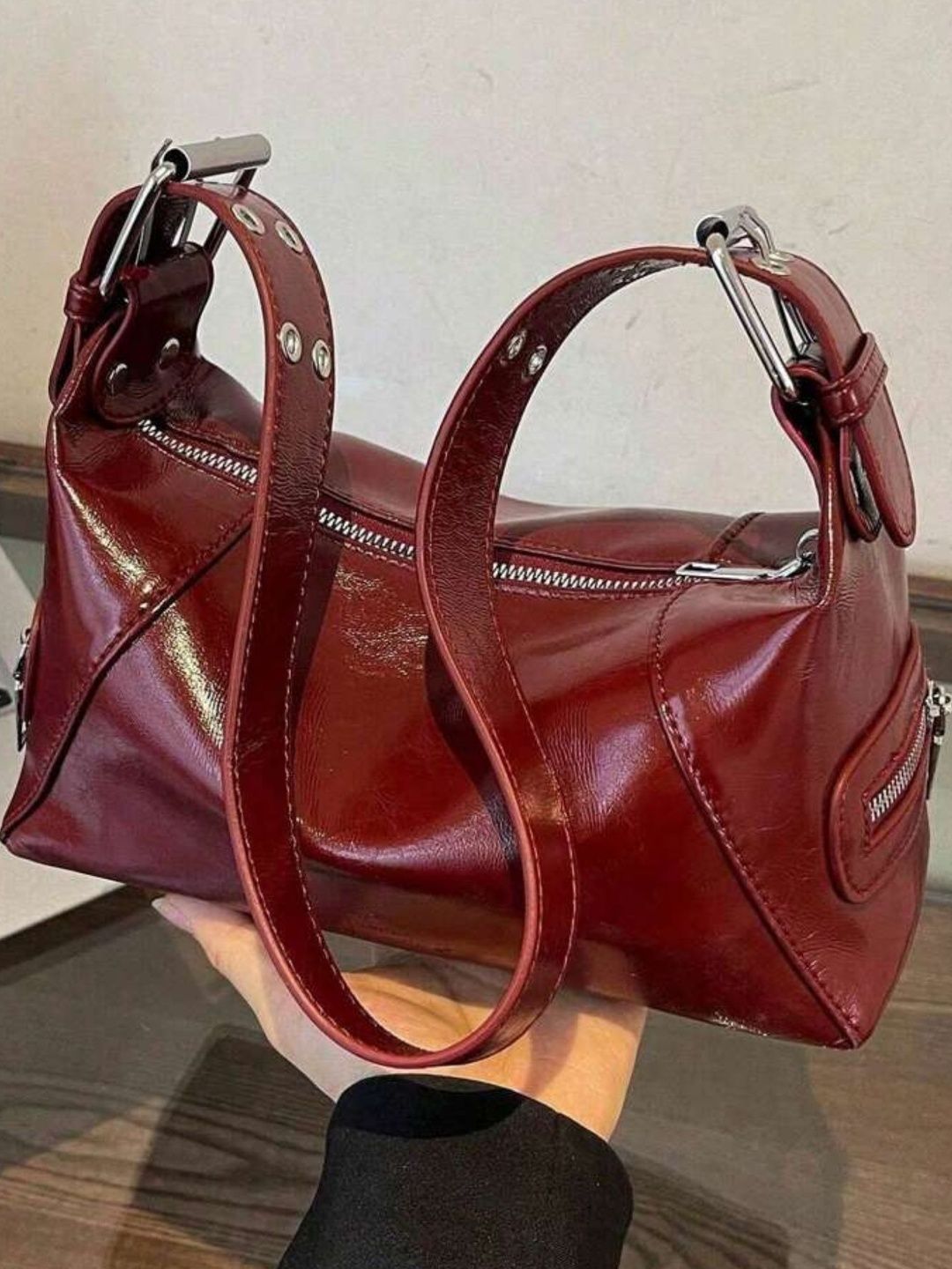 ITALISH Leather Shoulder Bag