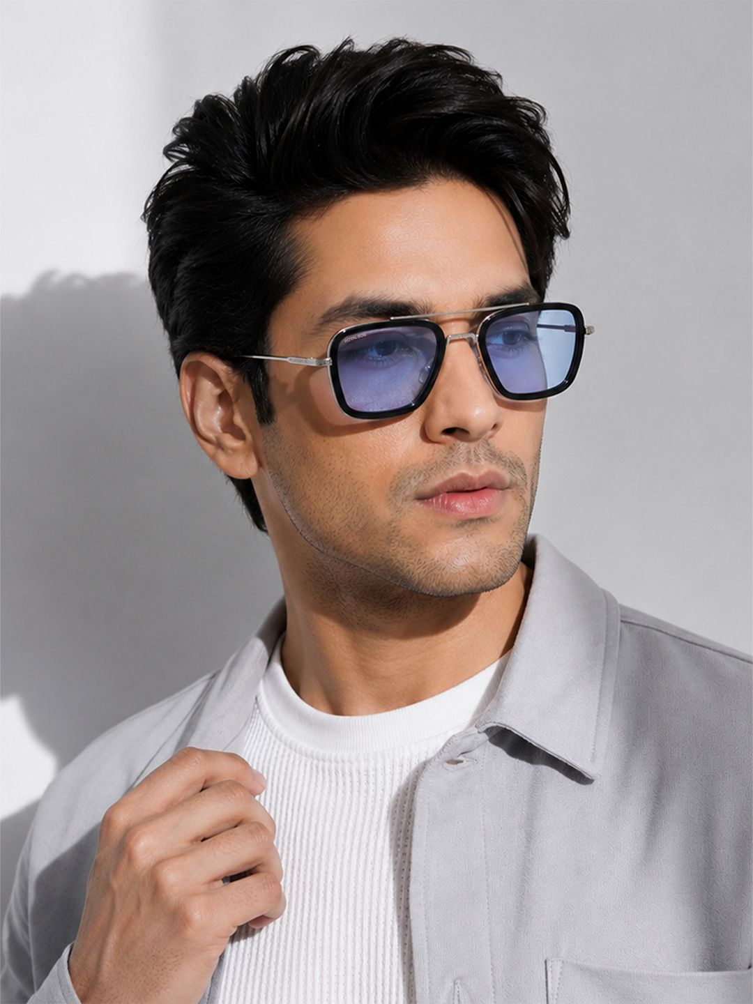 ROYAL SON Unisex UV Protected Square Sunglasses CHI0074