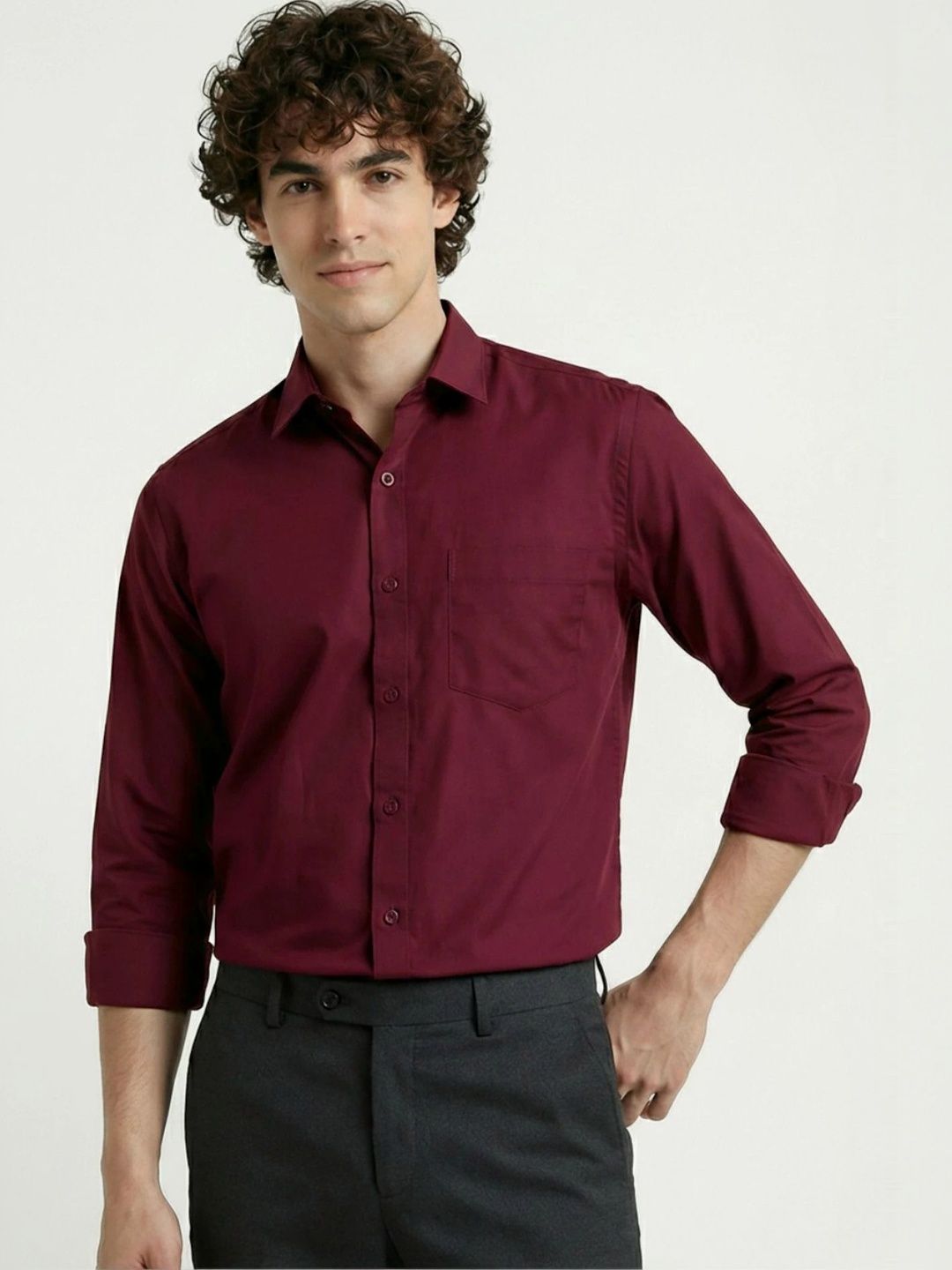 CLYVER Men Formal Shirt