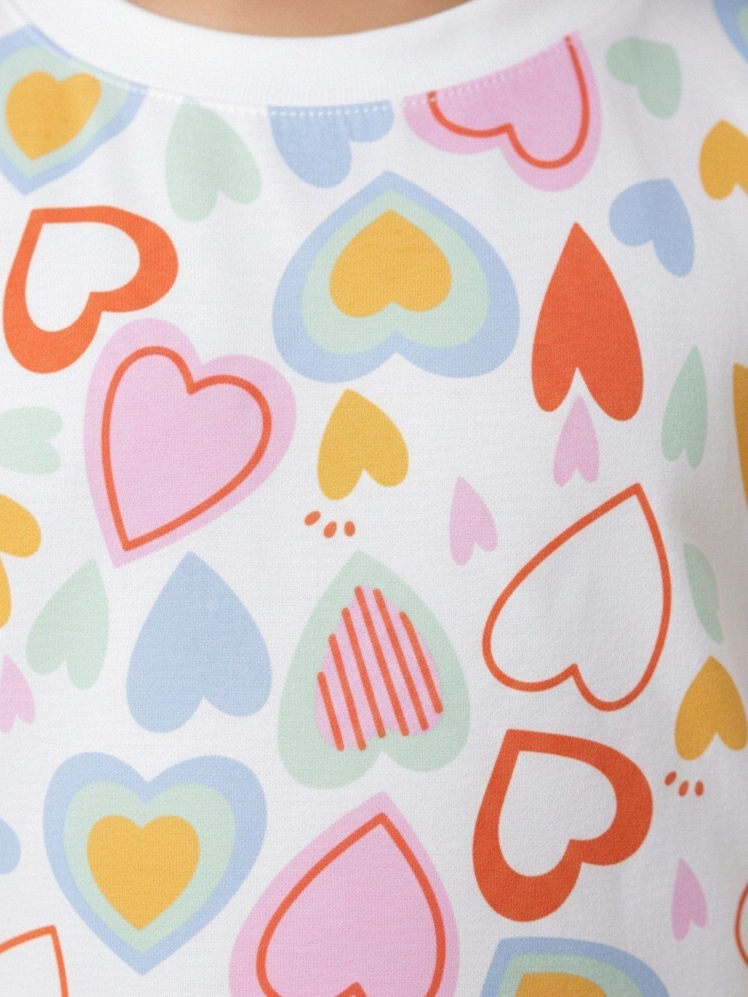 Girls Graphic Printed Cotton Short Sleeves Summer Nightdress 4
