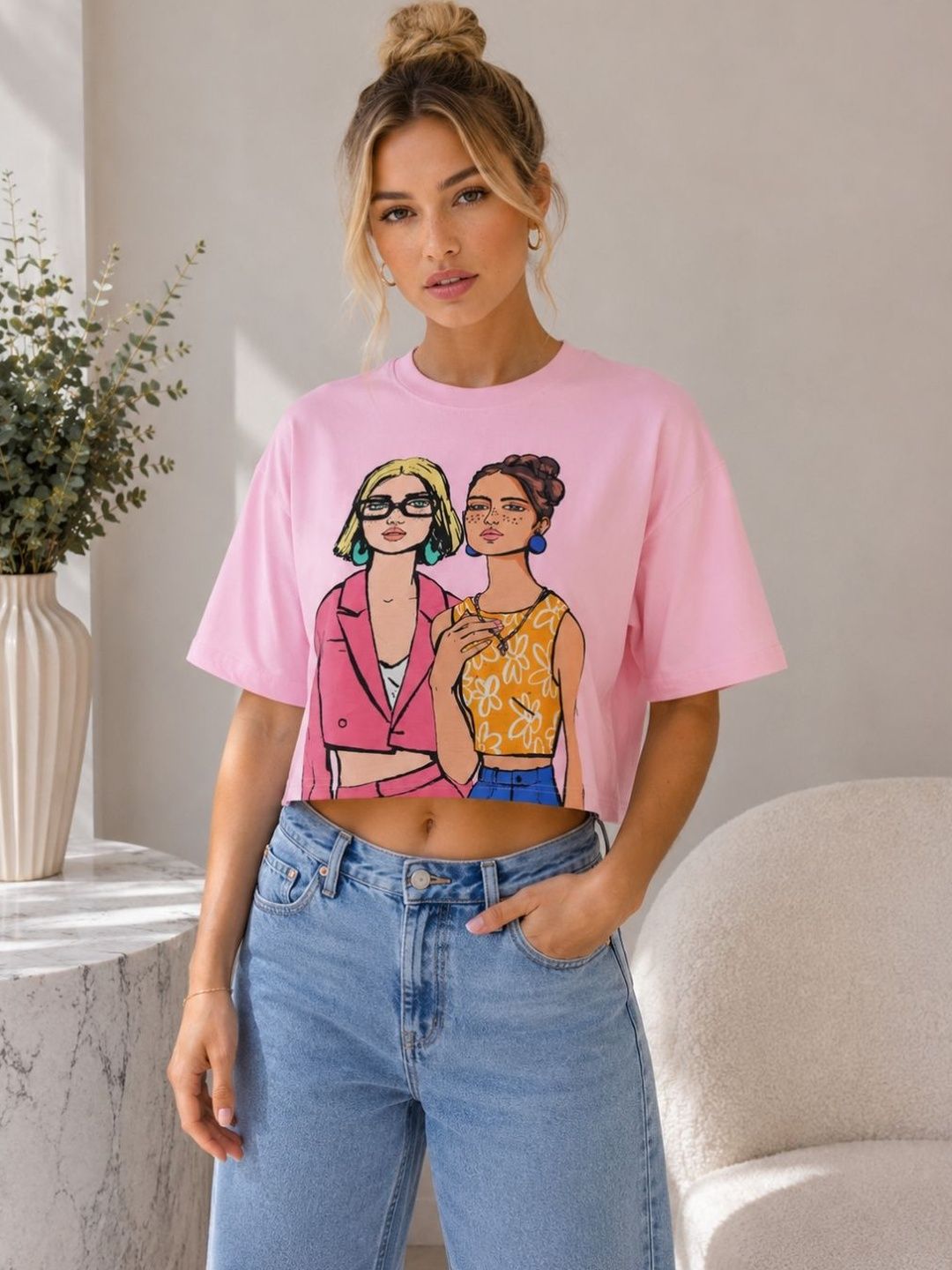 clobug Women Printed T-shirt