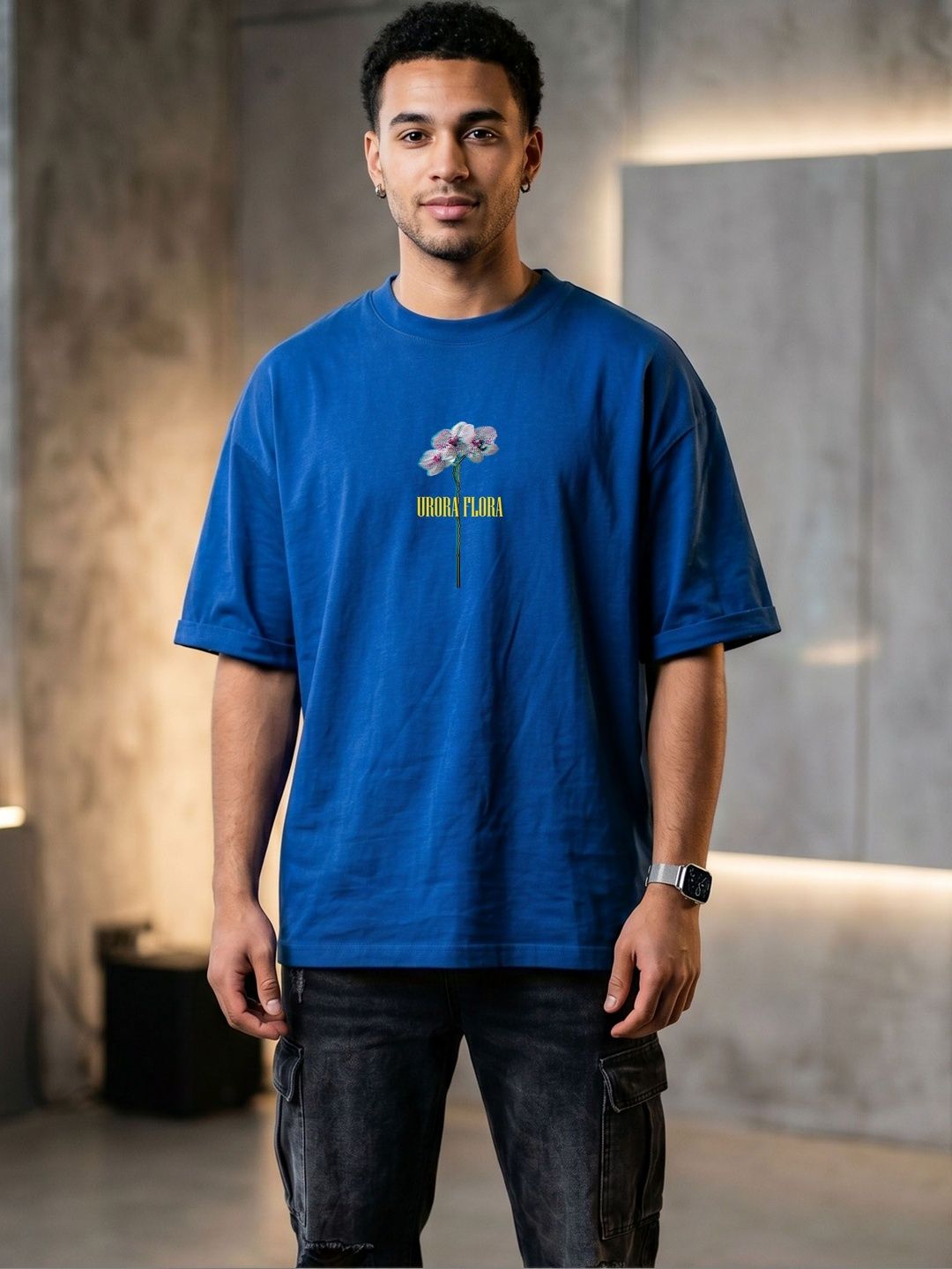 T.T. Men Floral Printed T-shirt
