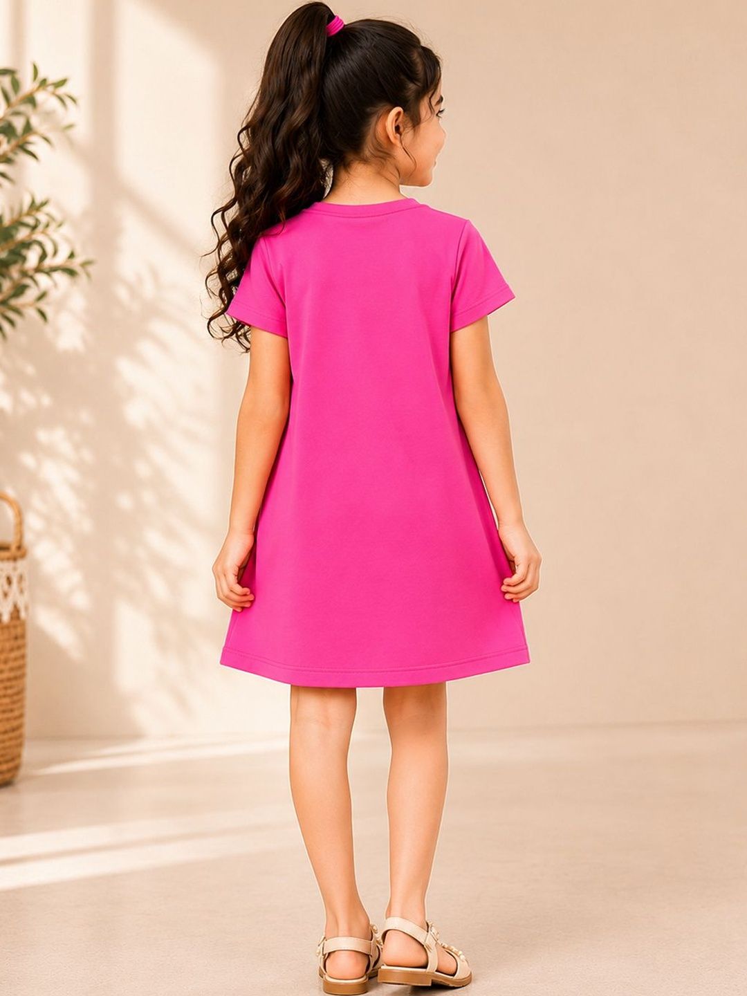 Girls Pack of 2 Printed T-shirt Nightdress 7