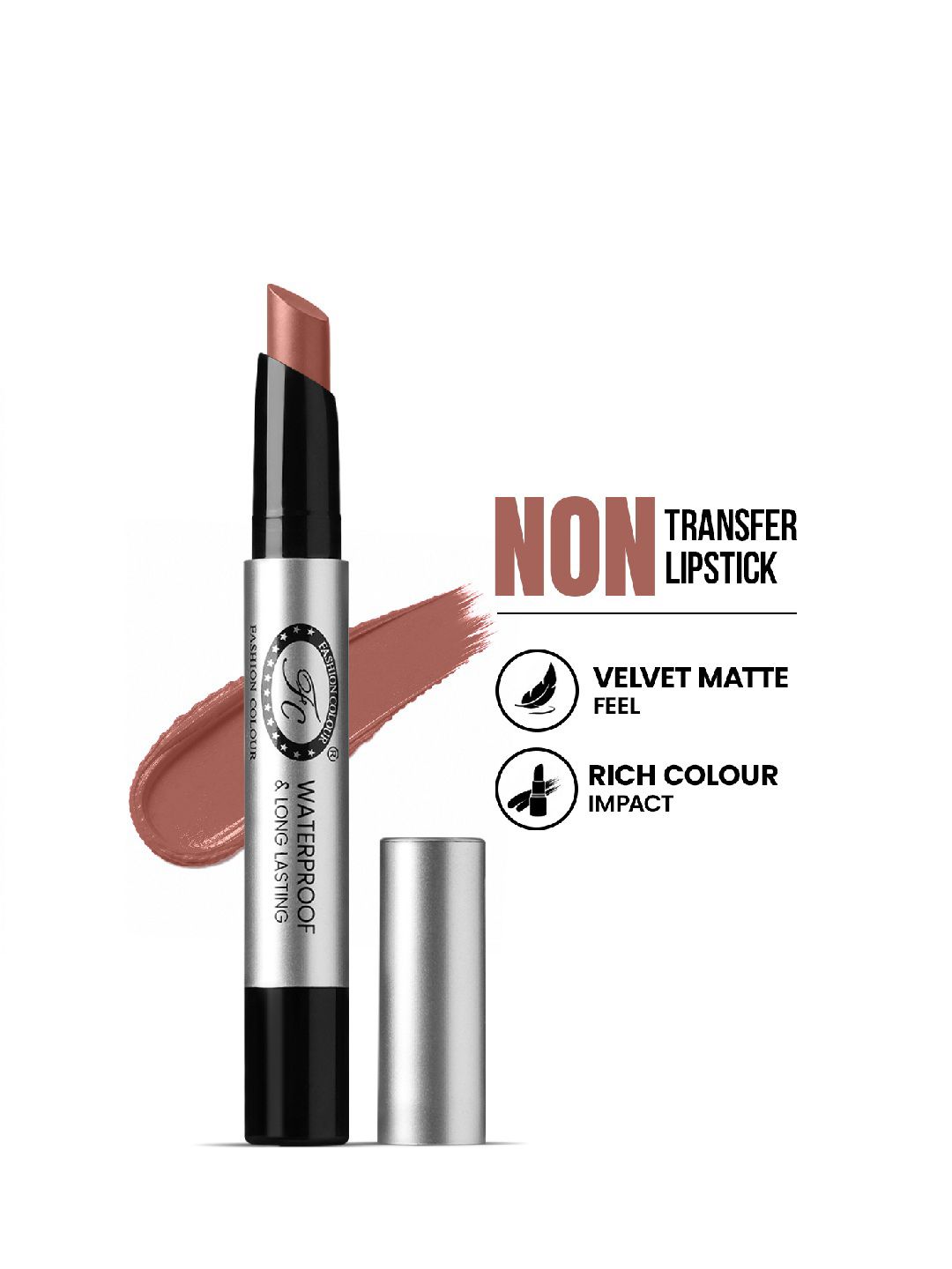 Buy Fashion Colour Colorful Non Transfer Lipstick 2g   Caramel 324 -  - Personal Care for Women