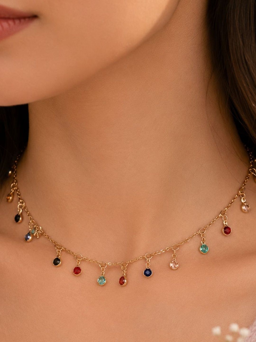 EVERSTYLISH Gold-Plated Handcrafted Necklace