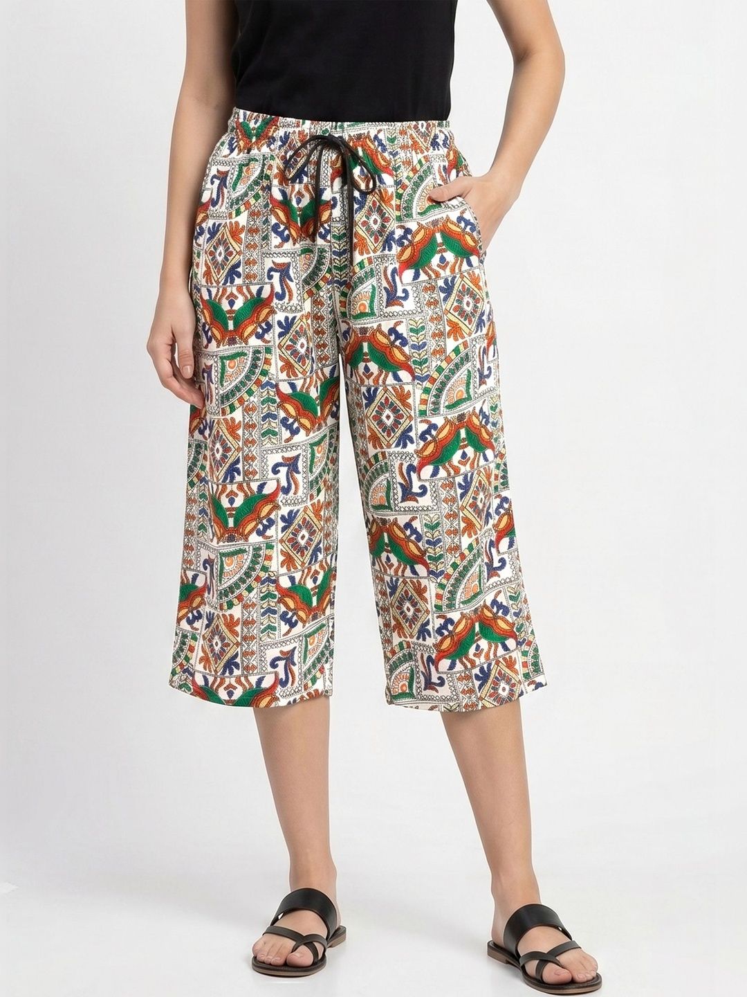 BAESD Women Printed Capris