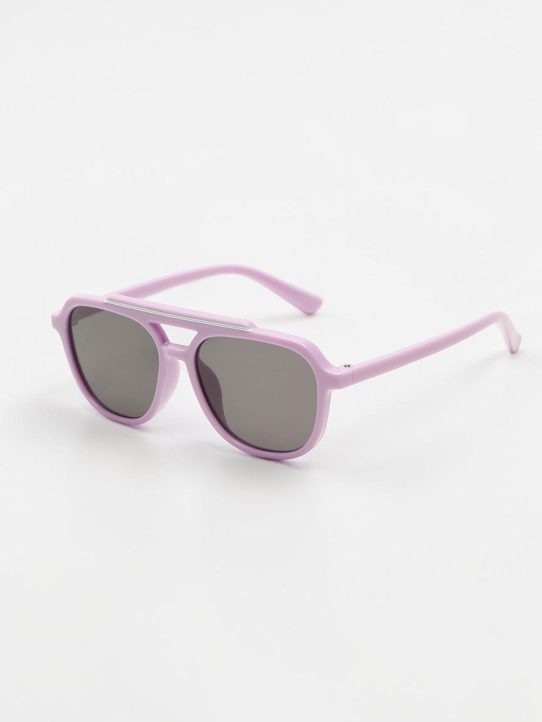Stoln Unisex Kids Black Lens & Purple Wayfarer Sunglasses with UV Protected Lens