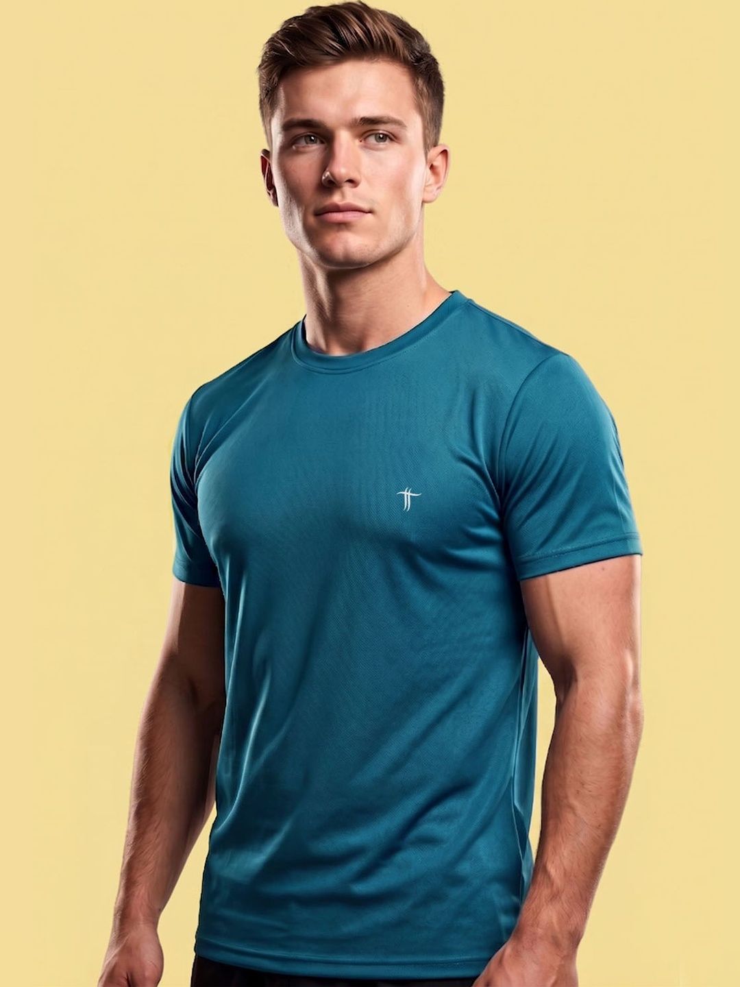 T.T. Men Brand Logo T-shirt
