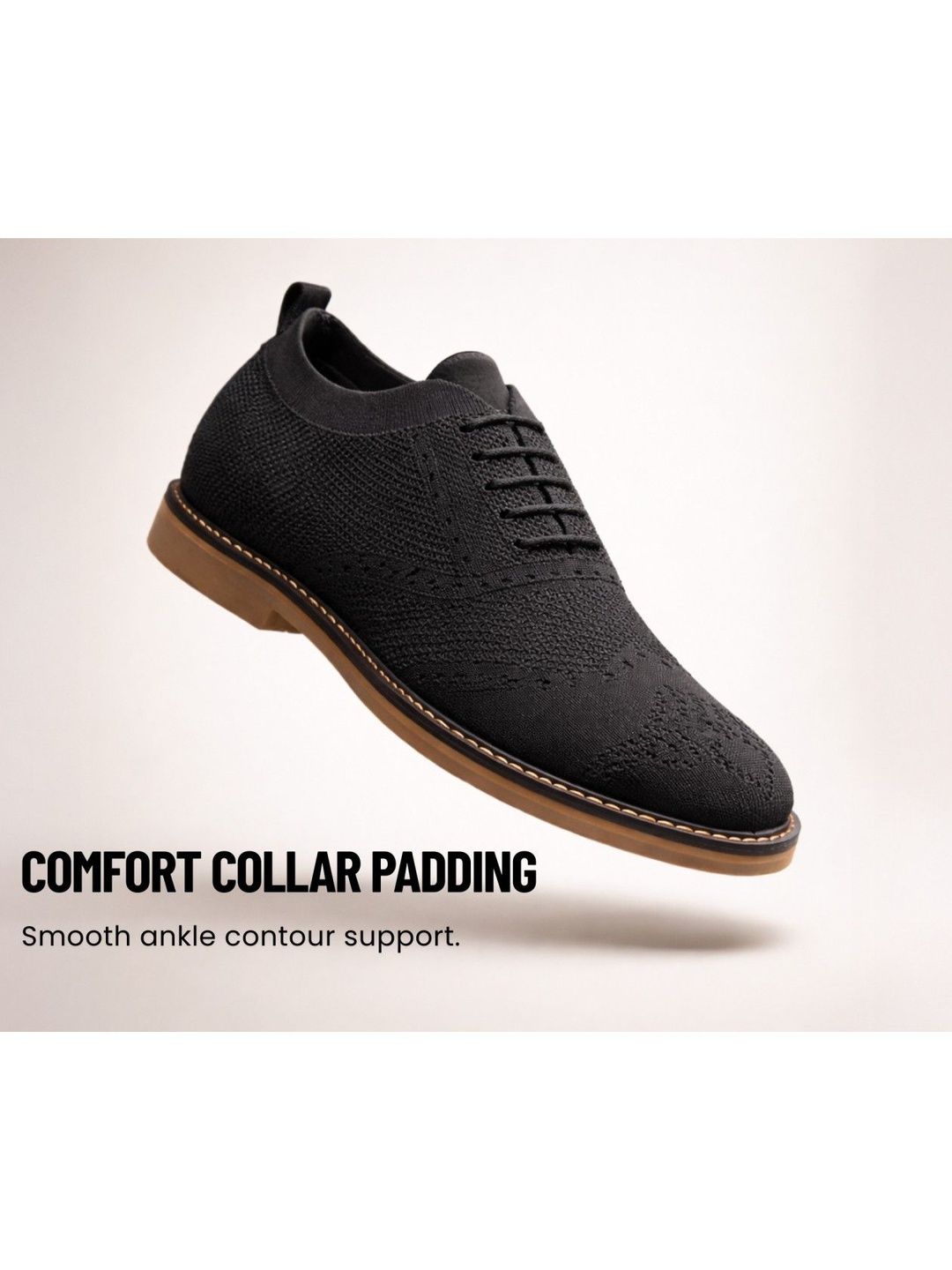 KRAASA Men Textured Derbys