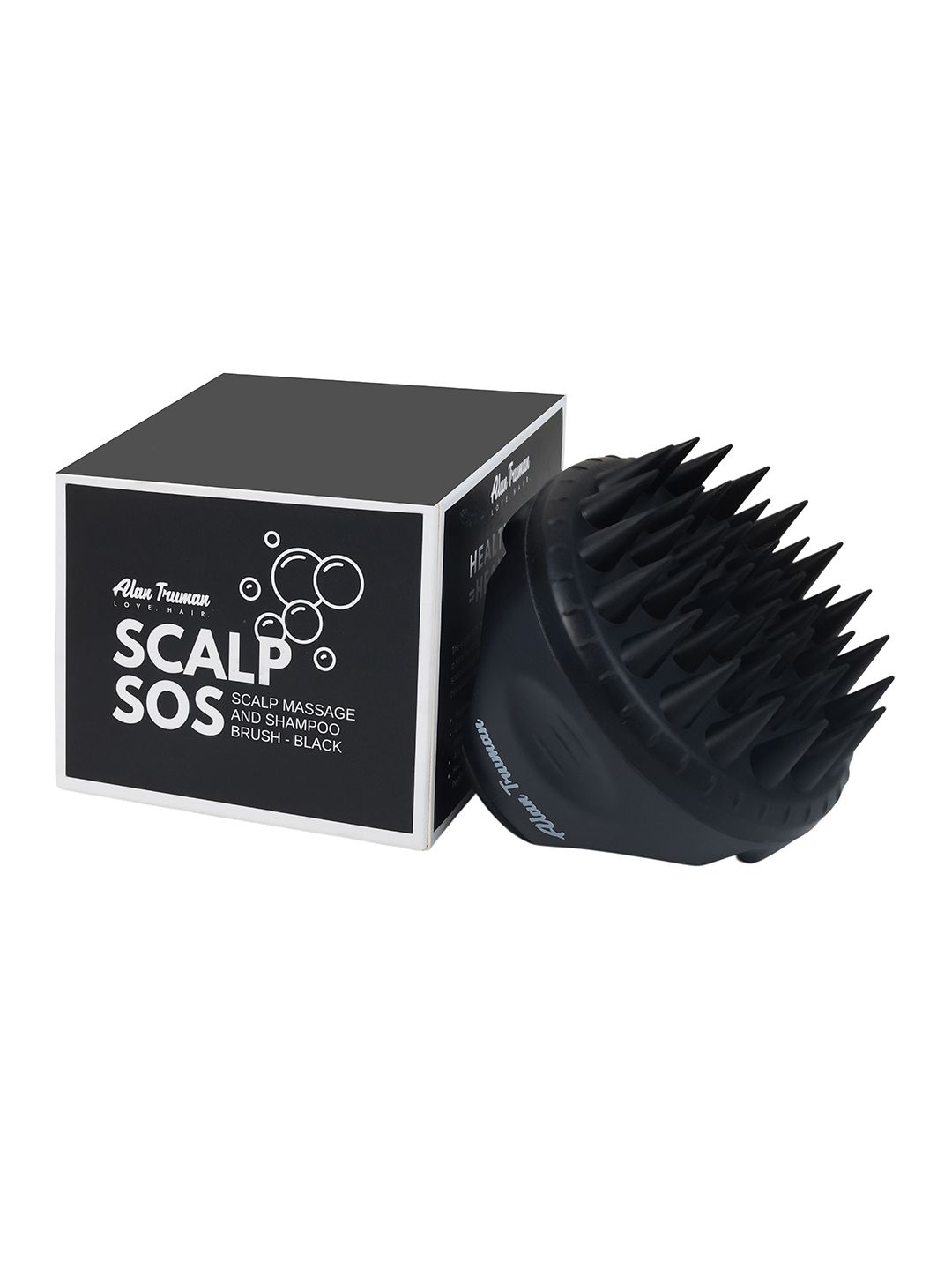 Alan Truman Scalp SOS - Scalp Massage & Shampoo Brush - Black