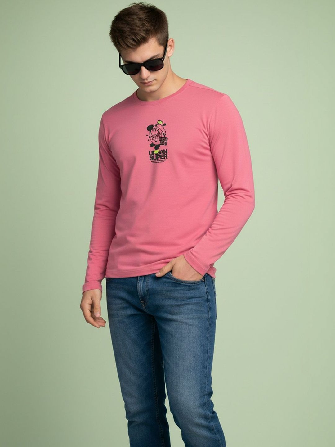 CRYPTIC Men Typography Printed T-shirt