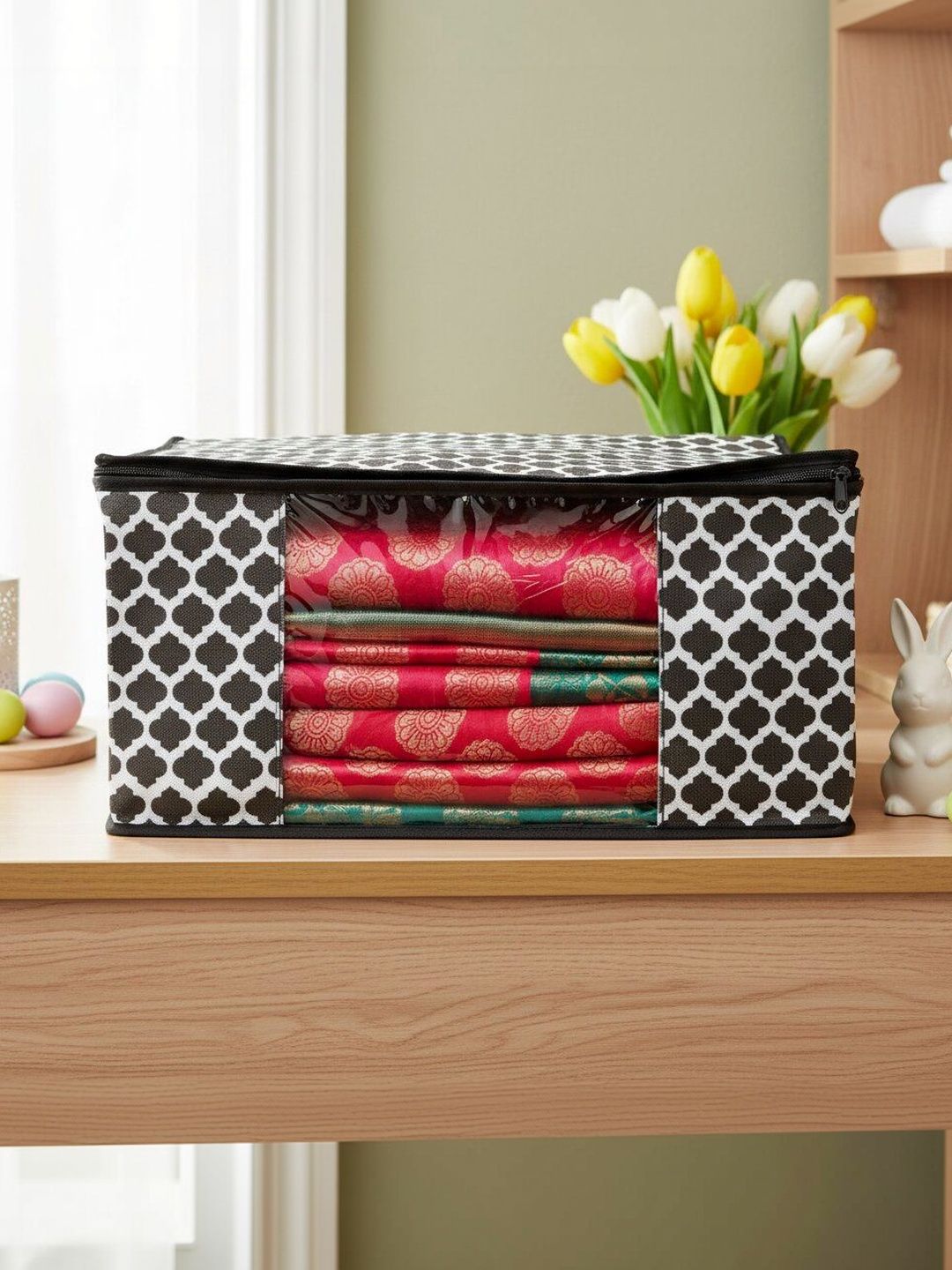 AARON INC Black Set of 1 Reusable Multi-Utility Organisers