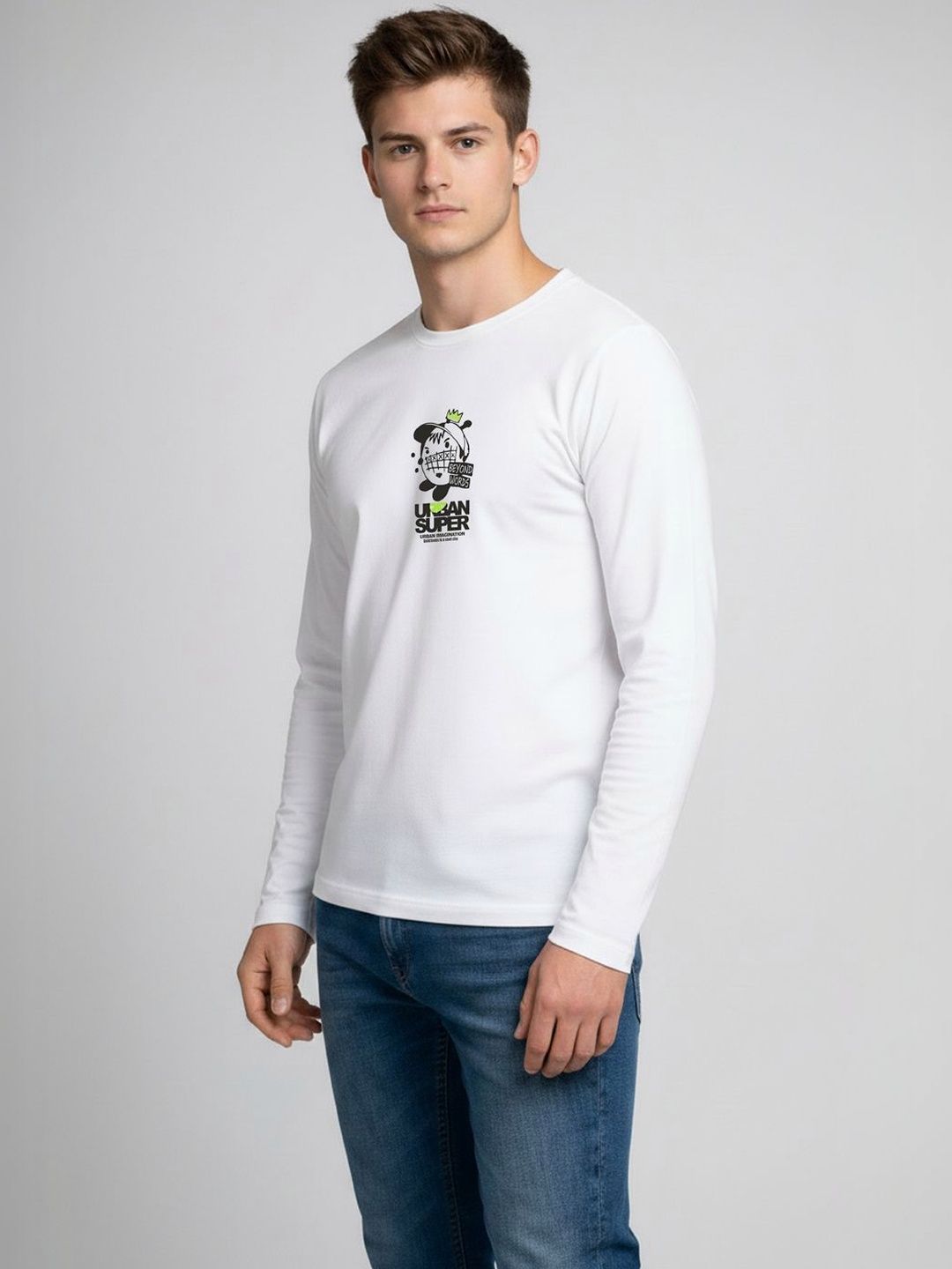CRYPTIC Men Typography Printed T-shirt