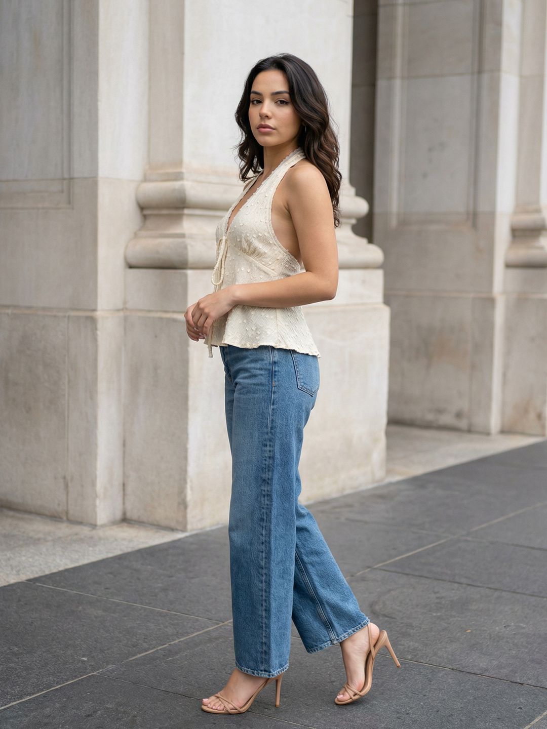 Halter Neck Cotton Top 4