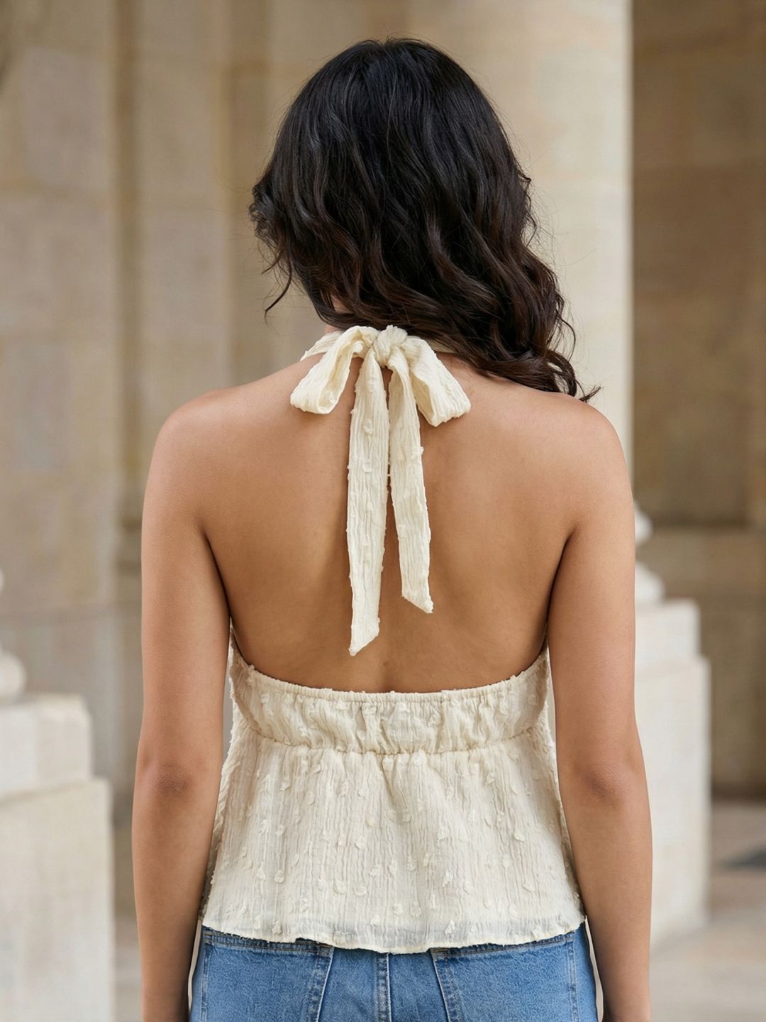 Halter Neck Cotton Top 3