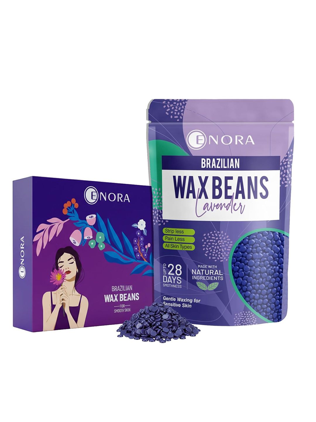 ENORA Brazilian Wax Beans- 300 g- Lavender
