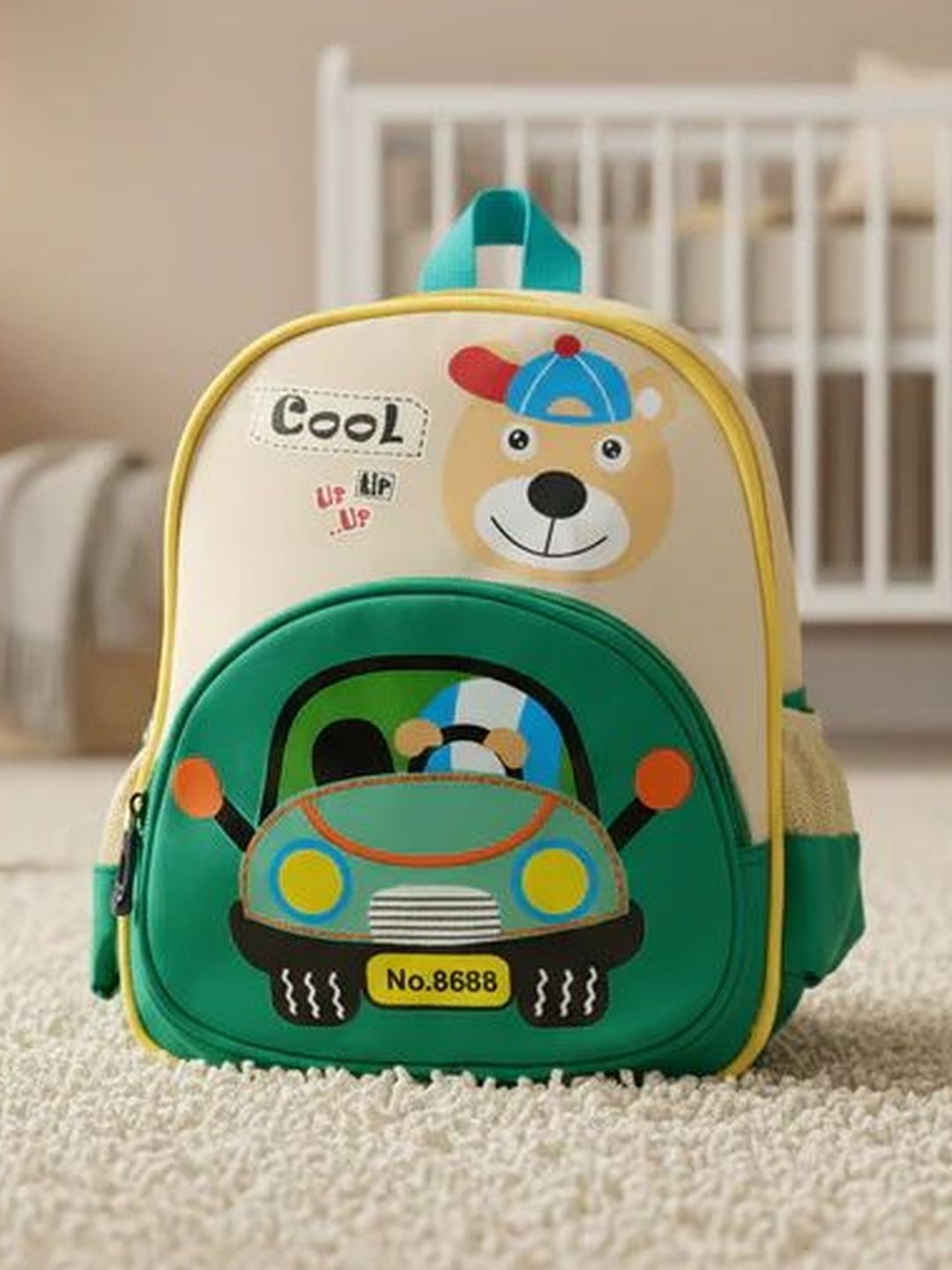 ZUZUVI Kids-Unisex Colourblocked Backpack
