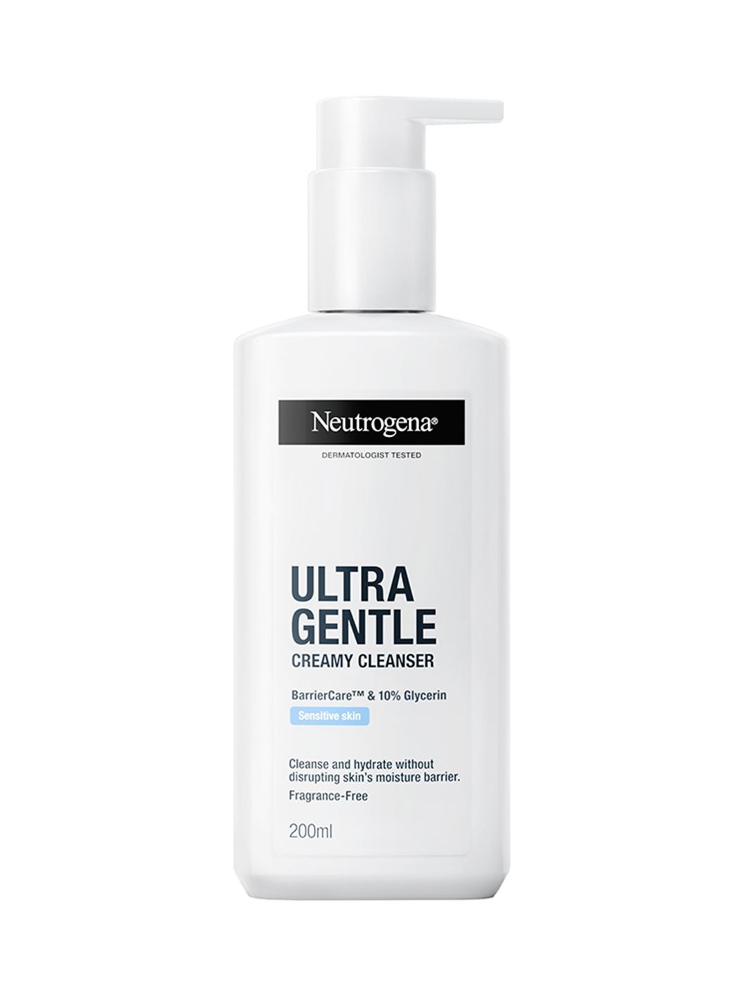 Neutrogena Ultra Gentle Creamy Cleanser with 10% Glycerine - 200 ml