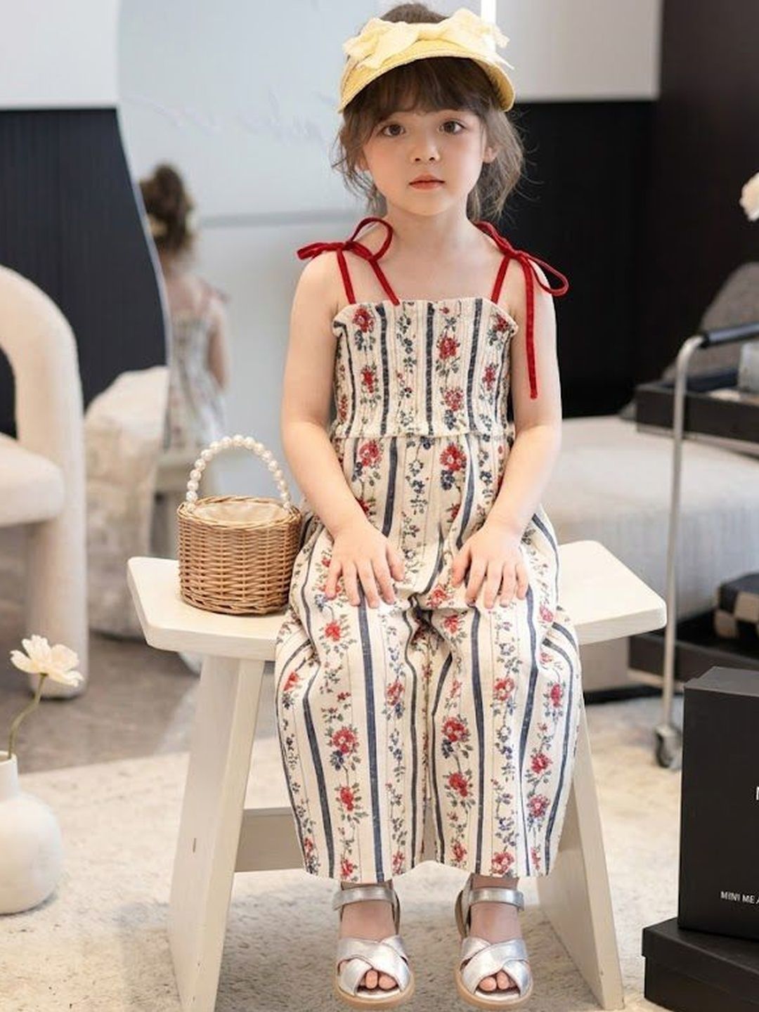 Girls Printed Basic Jumpsuit 4