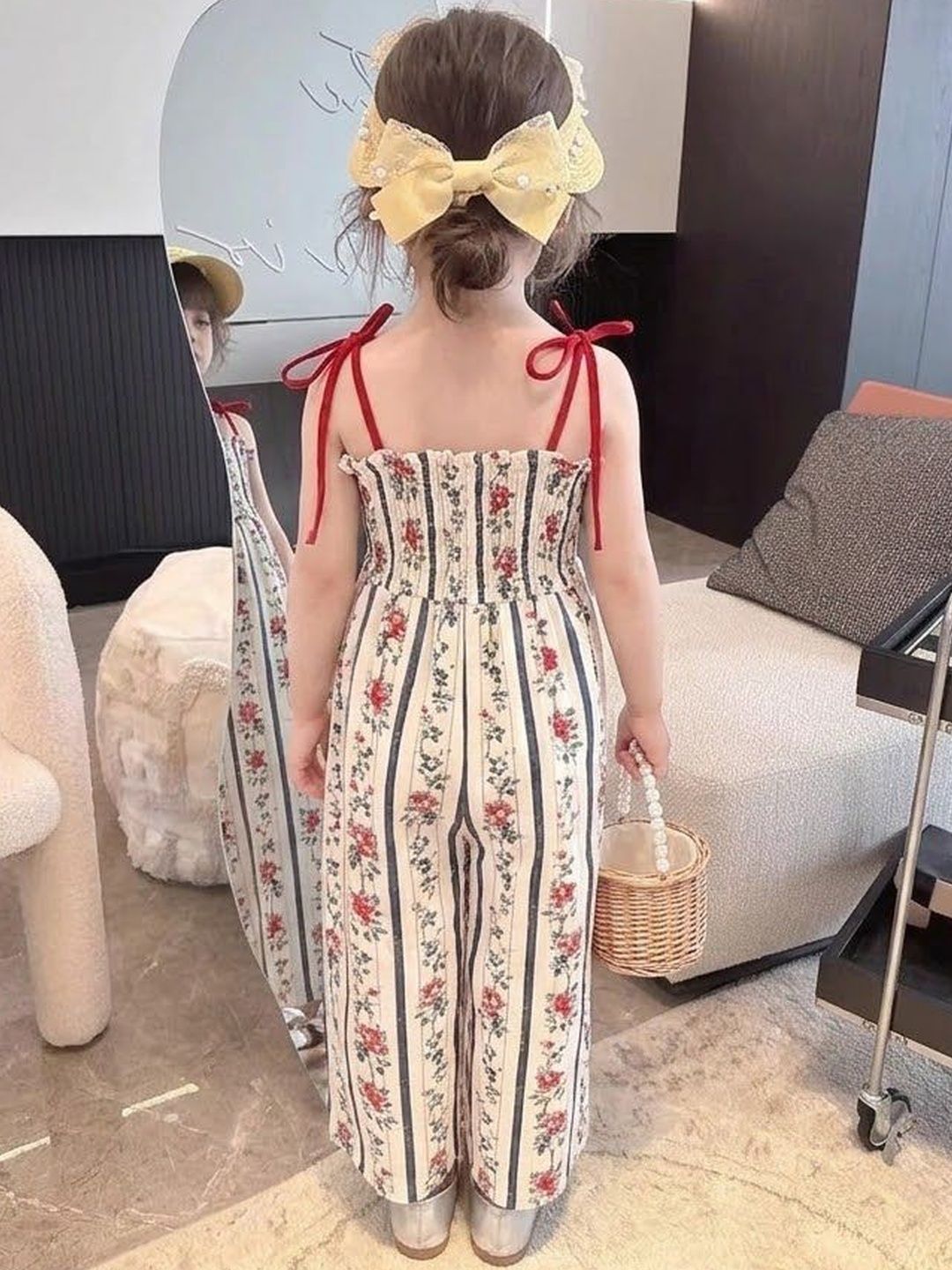 Girls Printed Basic Jumpsuit 2