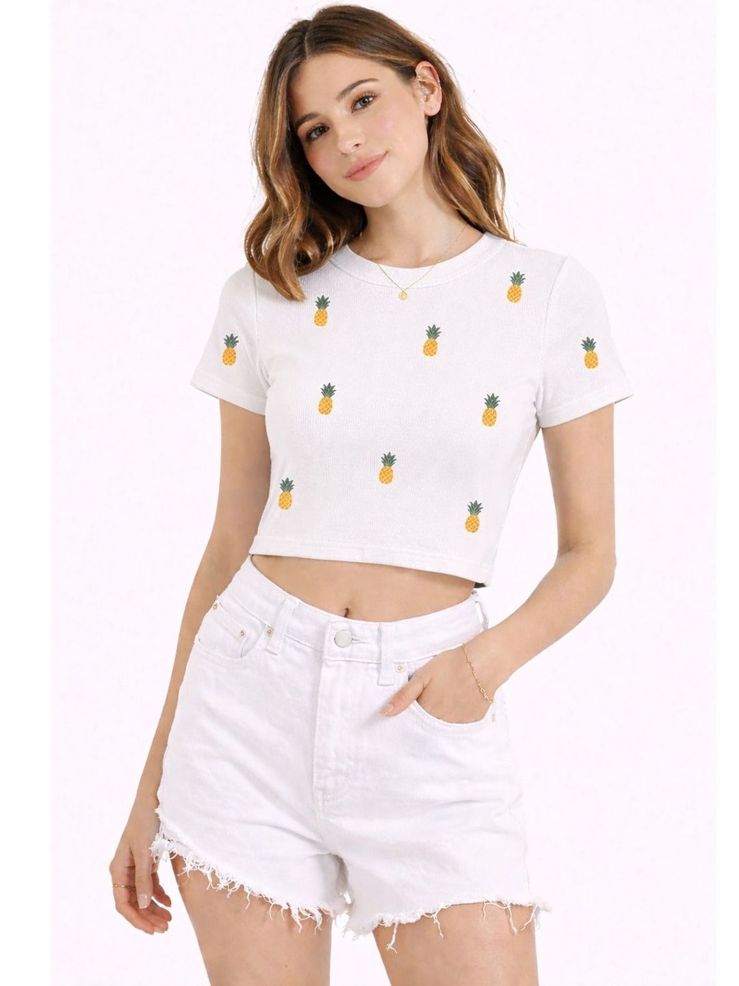 KIK33 Print Tank Crop Top