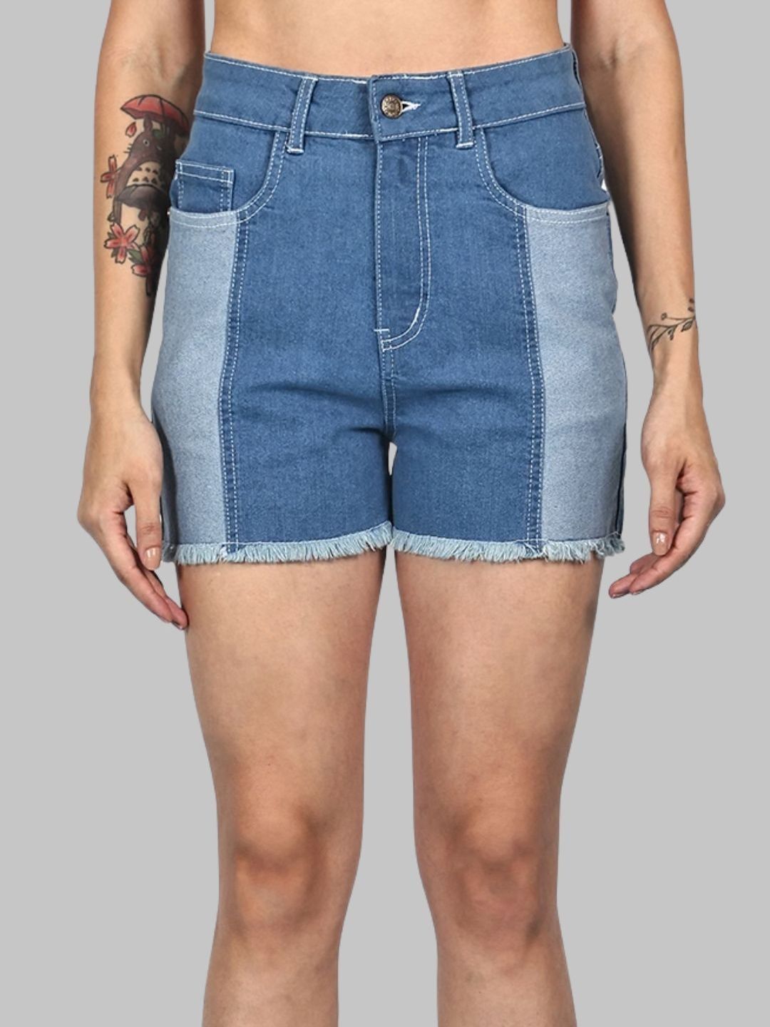 DOZER Women High-Rise Denim Shorts