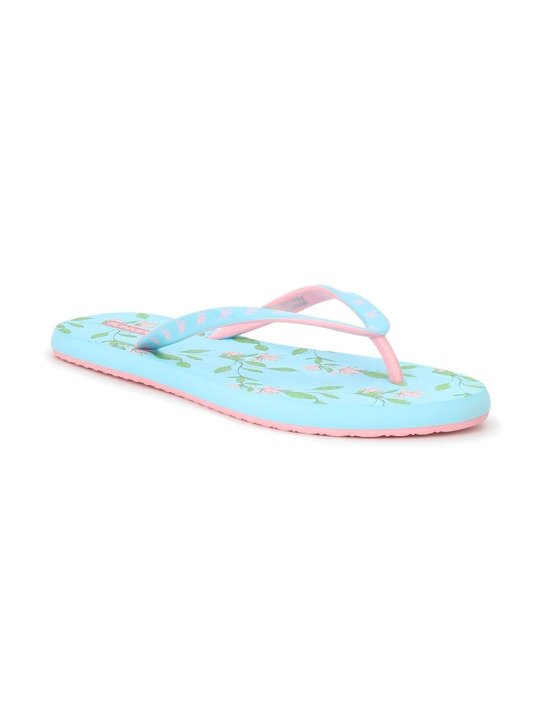 Bonkerz Women Printed Rubber Thong Flip-Flops