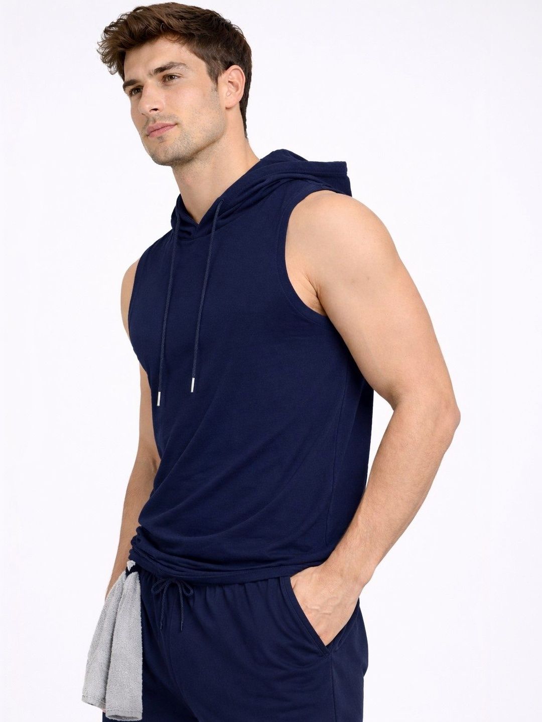 INDIAN HAWK Men Hooded T-shirt