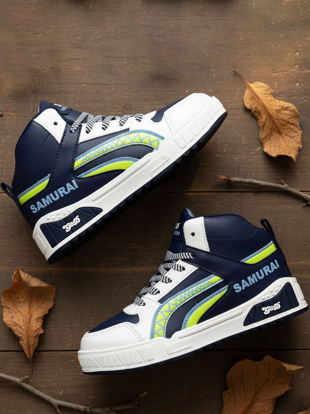 G&D Samurai Kids Lace-Ups Round Toe Sneakers