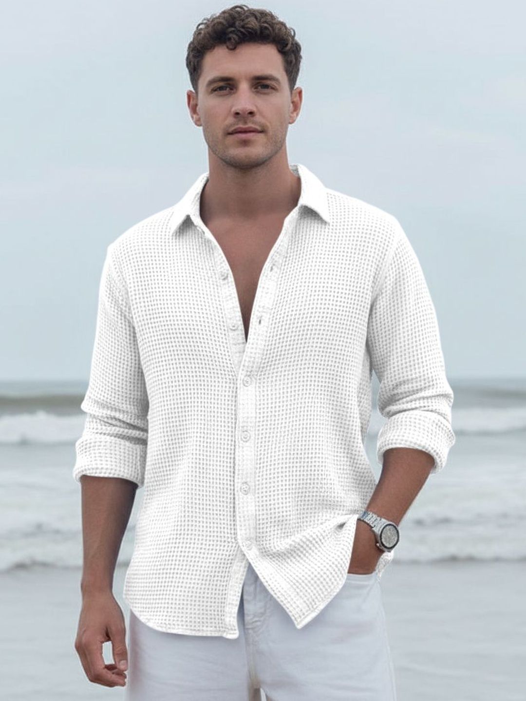 ZELINCO Men Casual Shirt