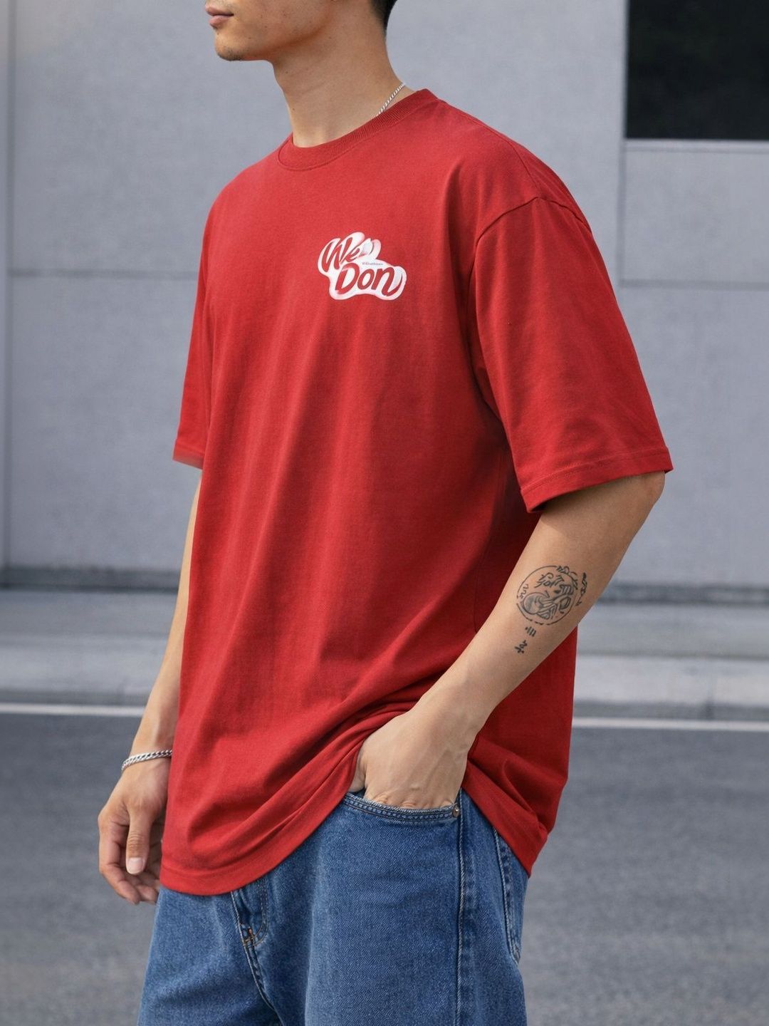 MACK JONNEY Men's Oversized Graphic Printed Streetwear Casual Relaxed Fit Tshirts