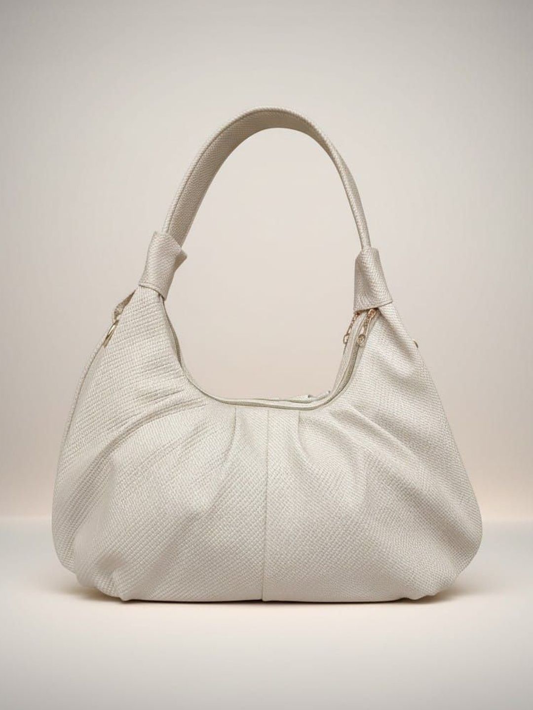 Buy Shanaya Trends Textured Synthetic Leather Medium Half Moon Hobo Bag -  - Accessories for Women
