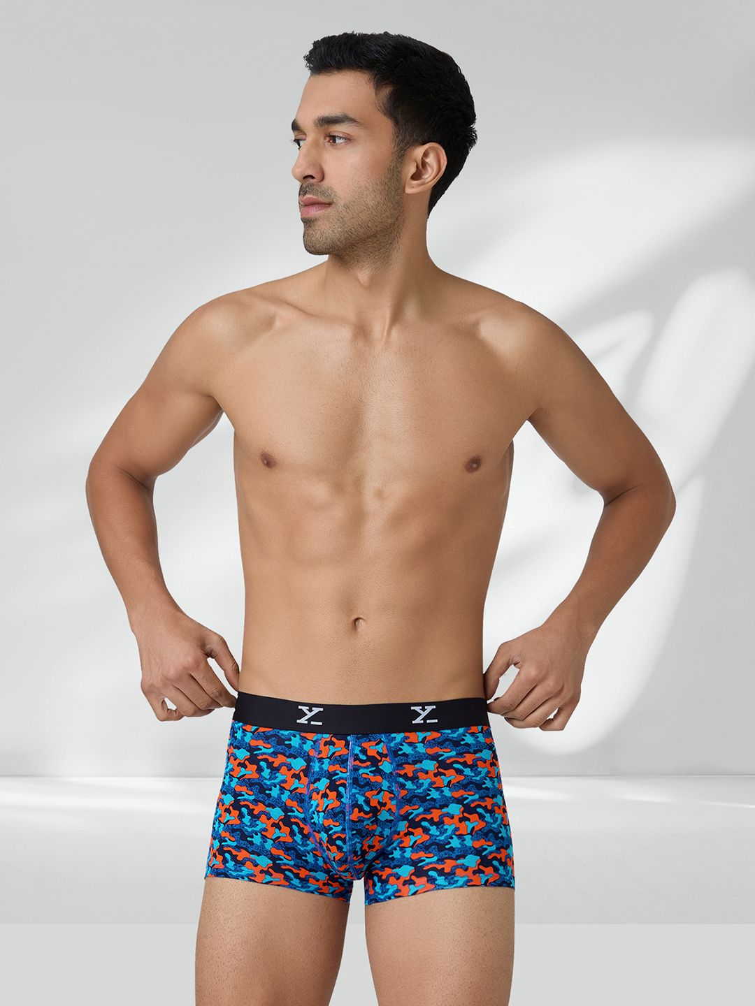 XYXX Printed Mid Rise Lightweight Modal Trunk XYTRNK45