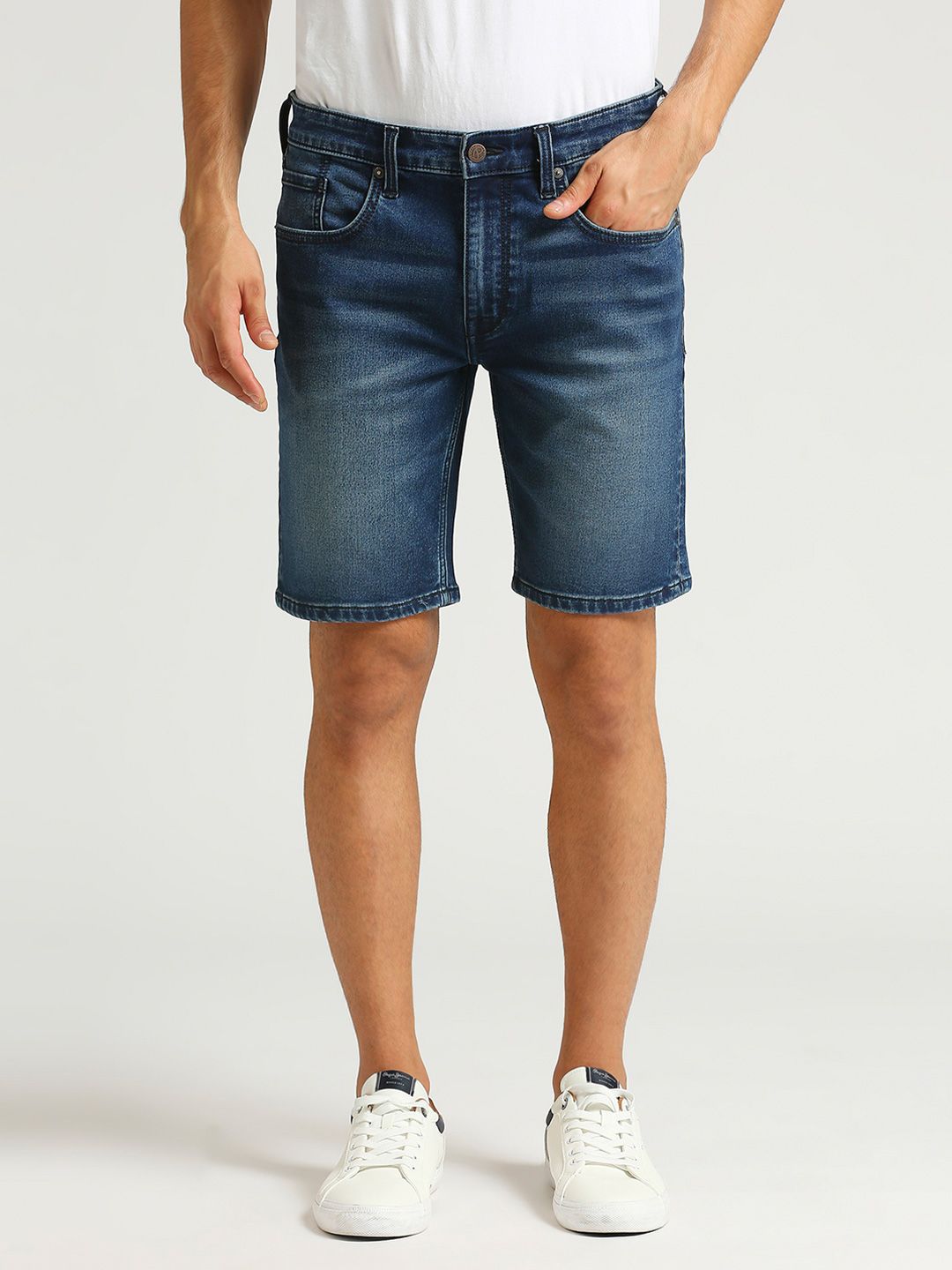 Pepe Jeans Men Washed Denim Shorts