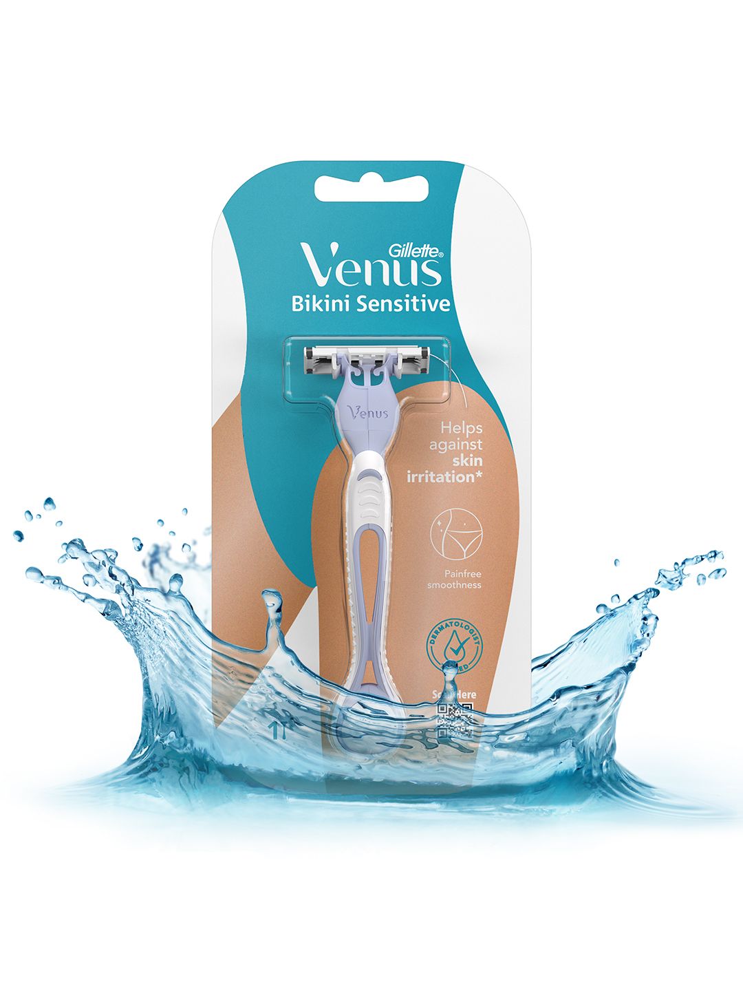 Gillette Venus Women Bikini Sensitive Dermatologically Tested Pain-Free Hair Removal Razor
