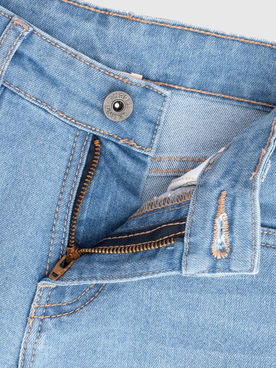 Girls Jean Wide Leg Mid-Rise Stretchable Jeans 4