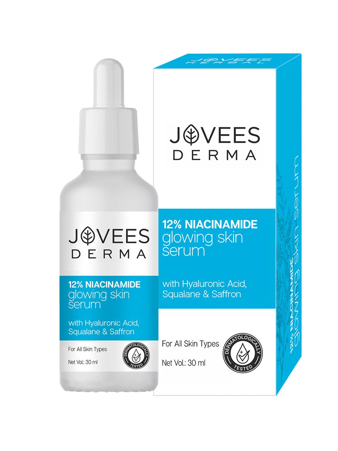 Jovees Herbal 12% Niacinamide Glowing Skin Serum - 30ml
