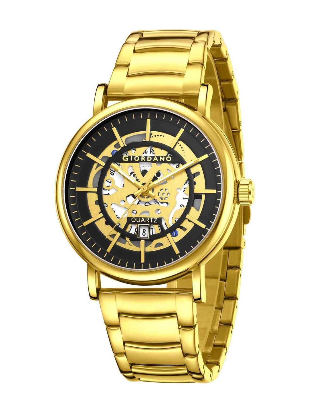 GIORDANO Men Dial & Leather Straps Analogue Watch GZ-50182-33