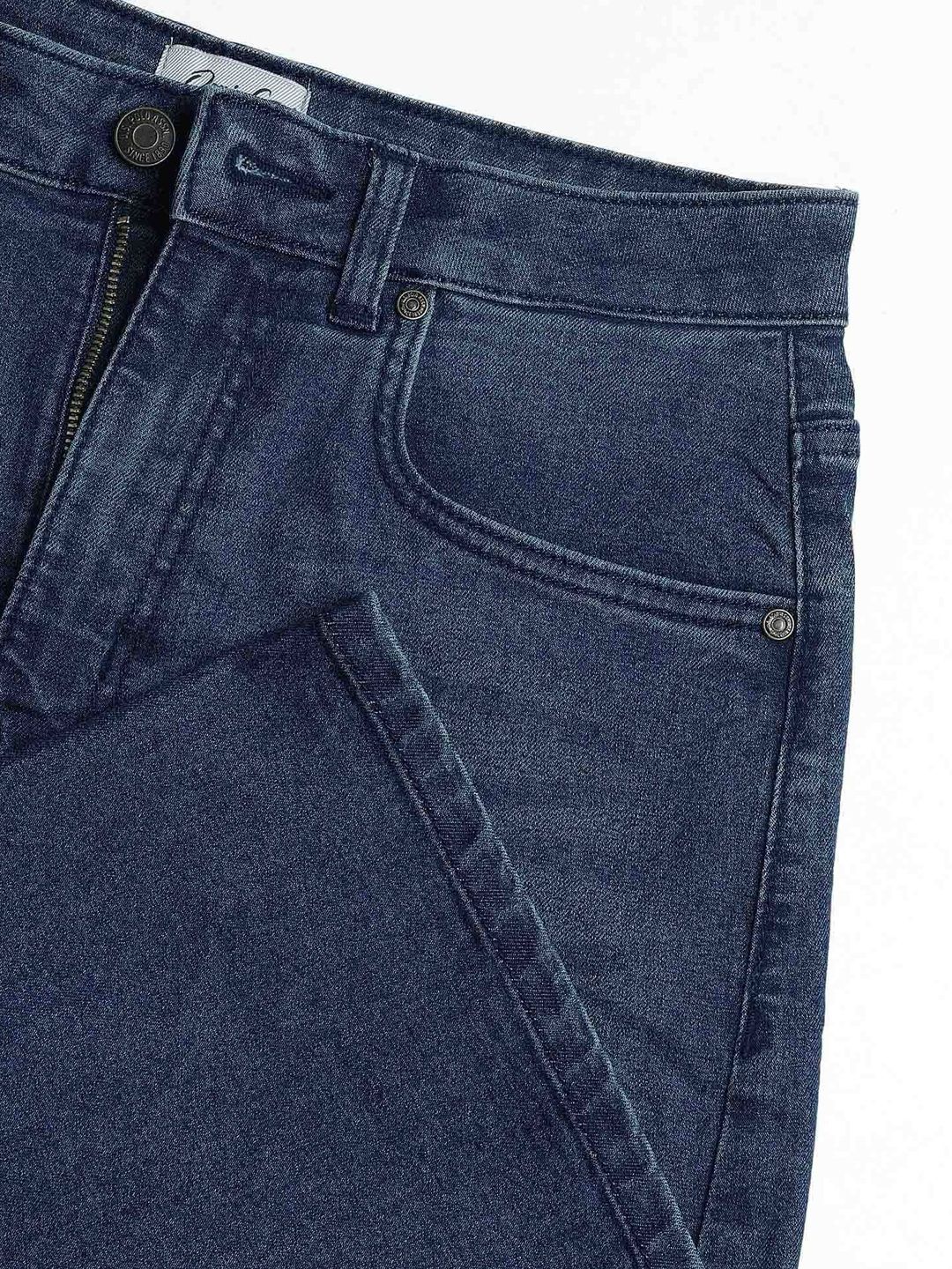 High-Rise Light Fade Cotton Stretchable Jeans 2