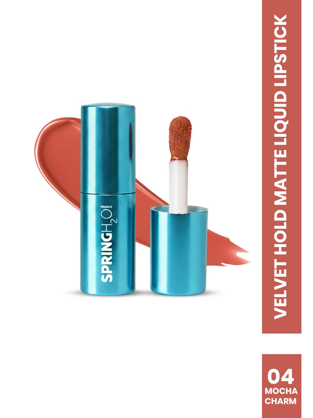 Spring H2O Velvet Hold Liquid Lipstick With Shea Butter - 5 ml - Mocha Charm 04