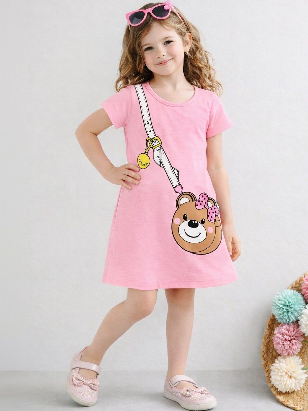 Girls Printed Nightdress