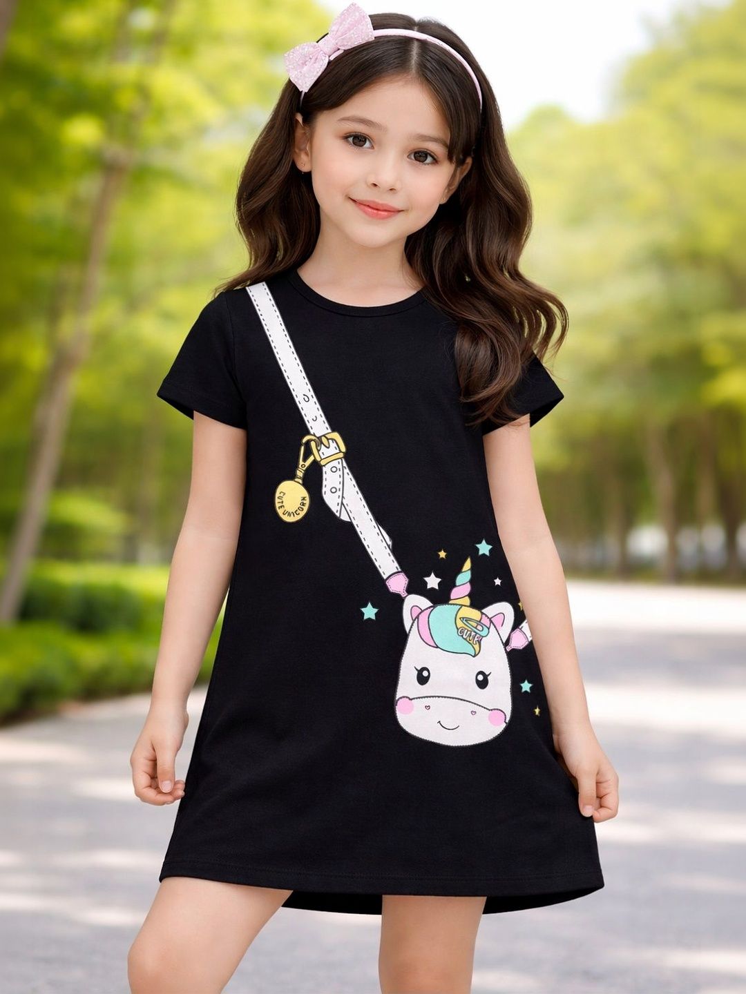 Girls Printed Nightdress