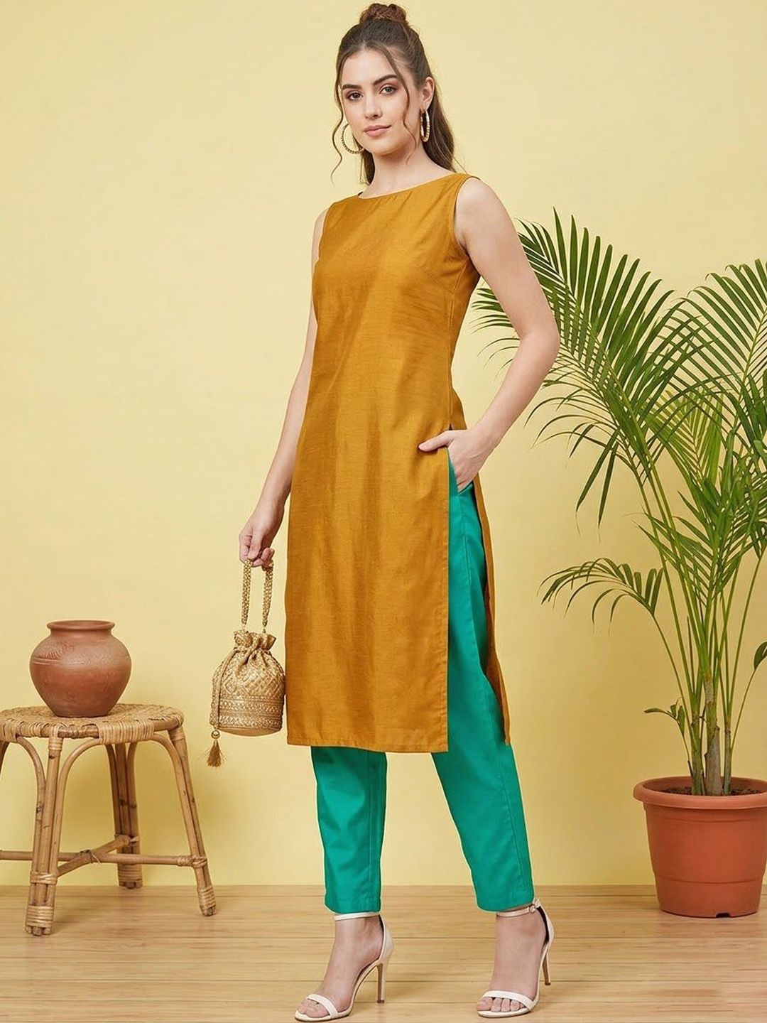 Moda Rapido Women Relaxed Easy Wash Trousers