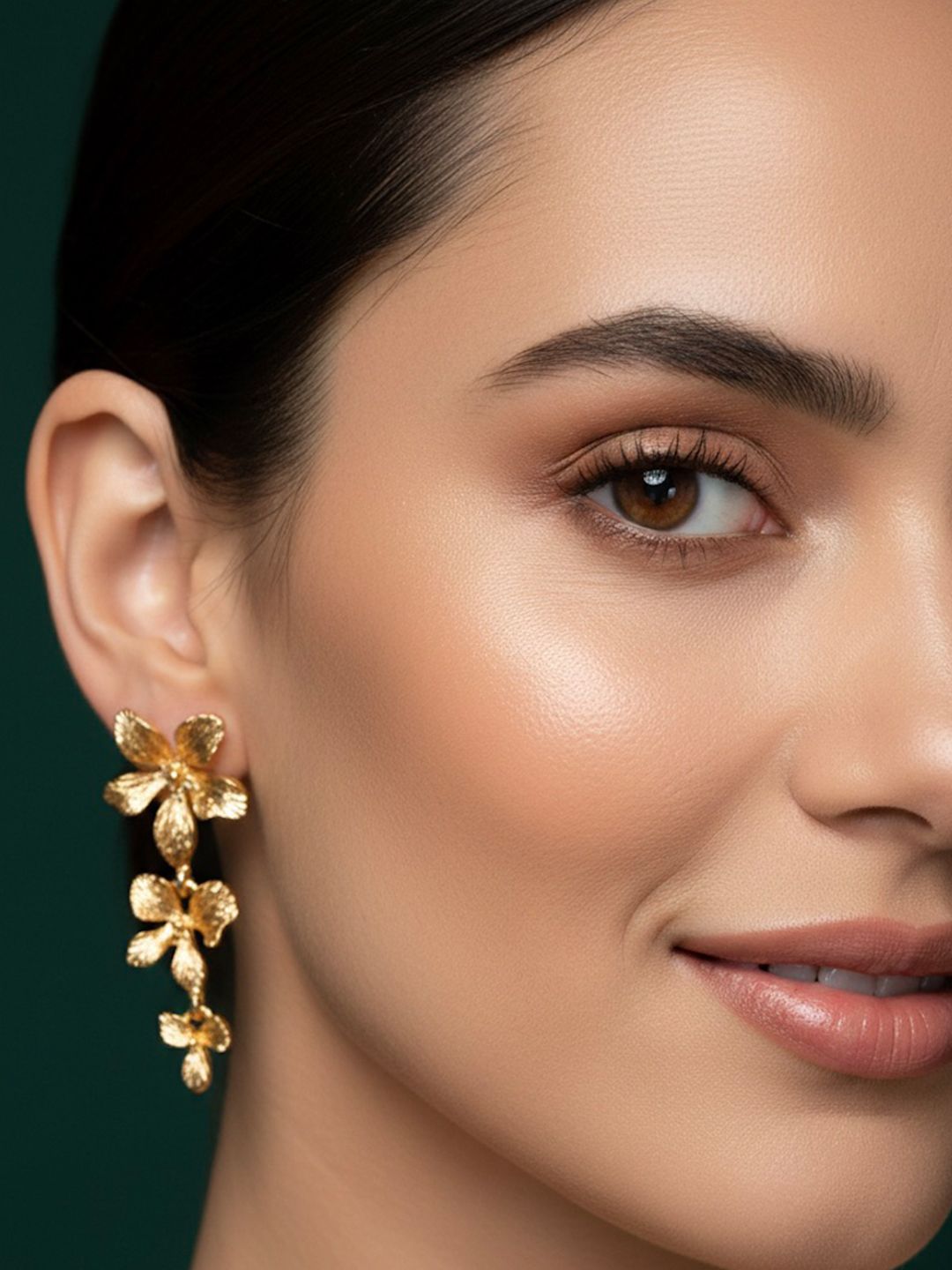 DURATI Floral Drop Earrings