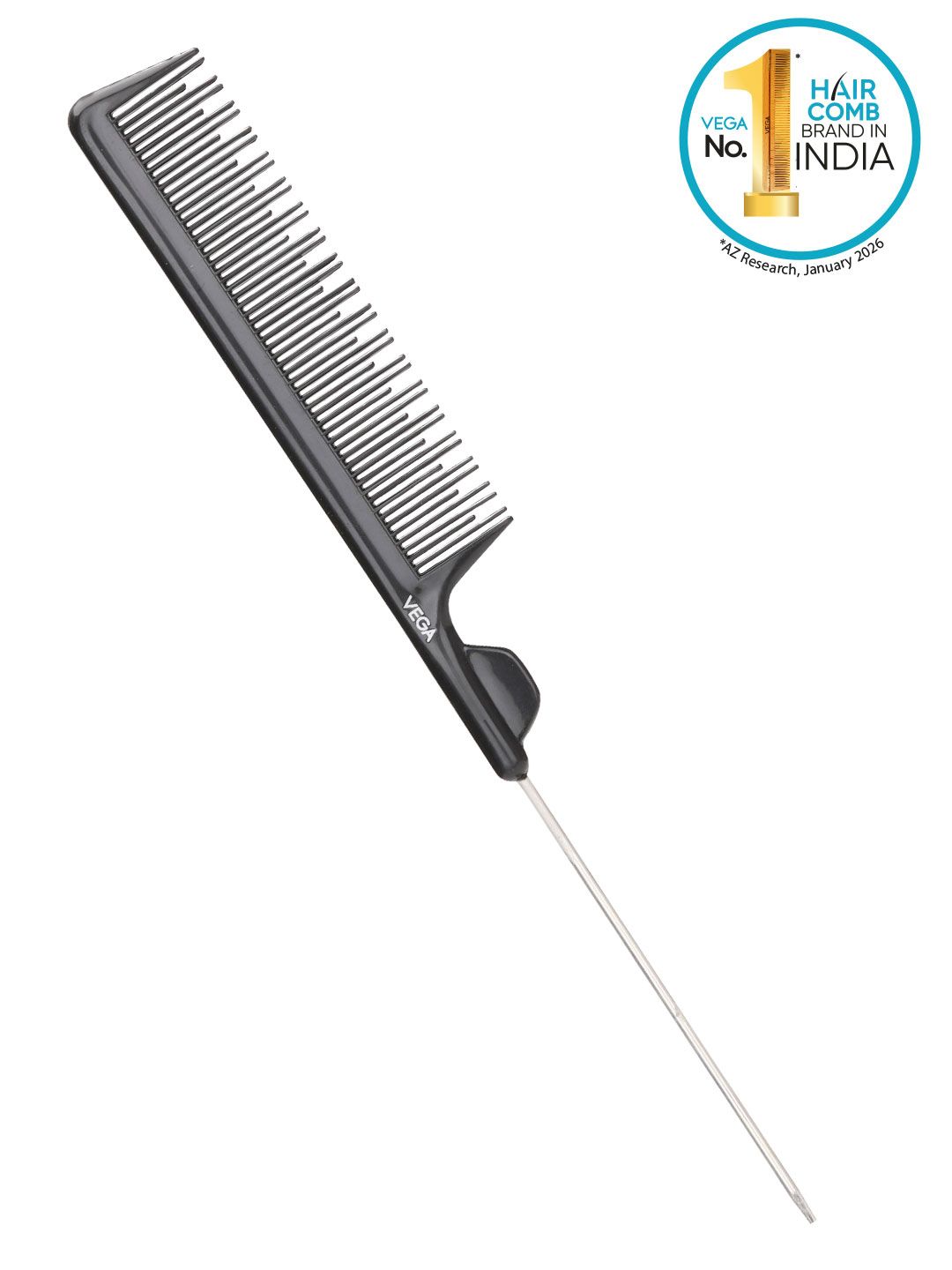 VEGA Rat Tail Long Head Hair Comb - 1222