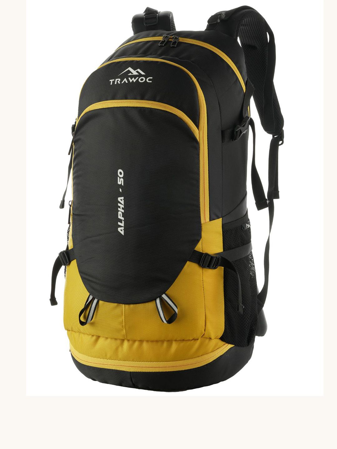 TRAWOC ALPHA Unisex Solid 50L Rucksack For Trekking Camping & Hiking