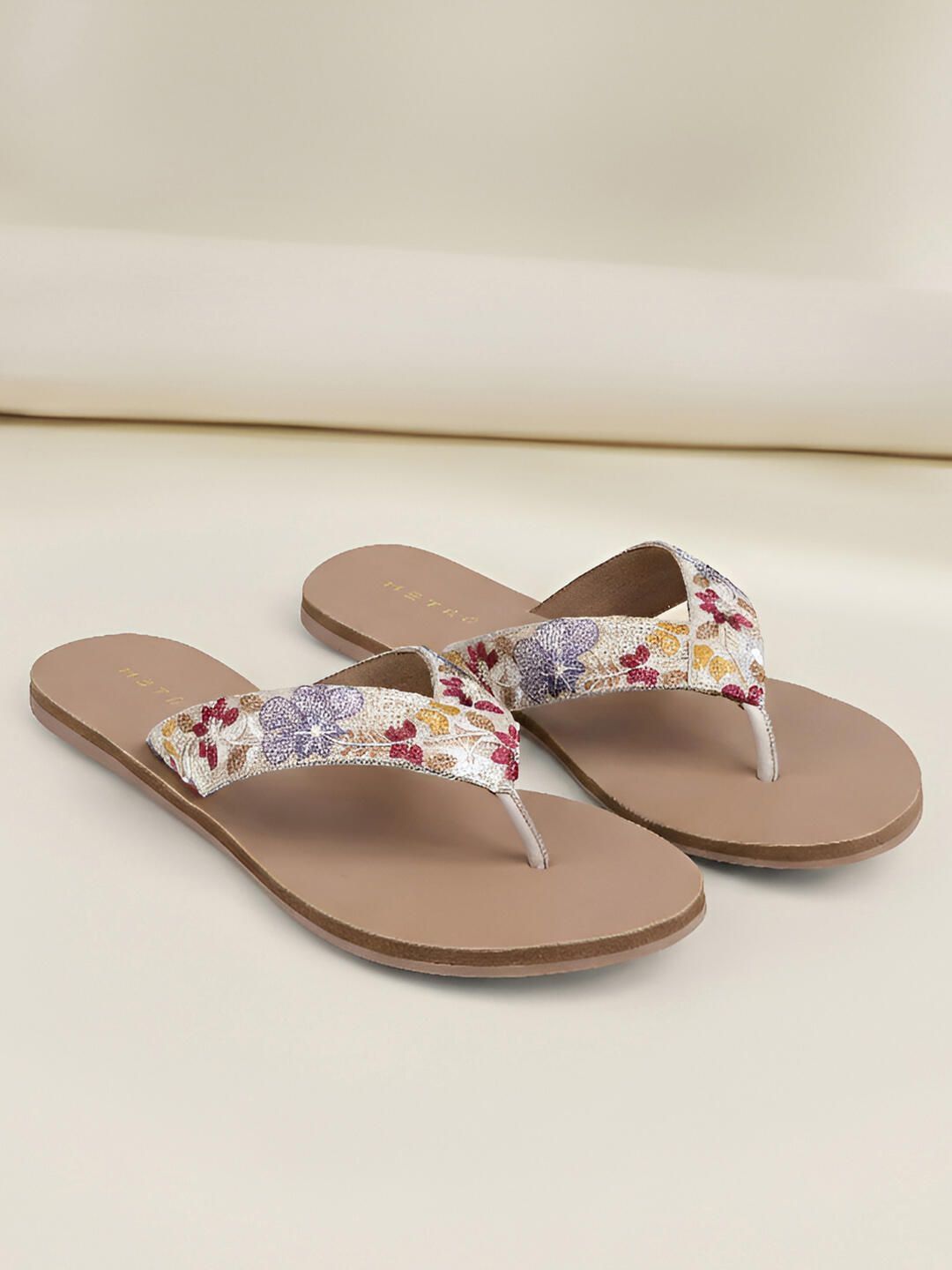 Metro Women T-Strap Flats